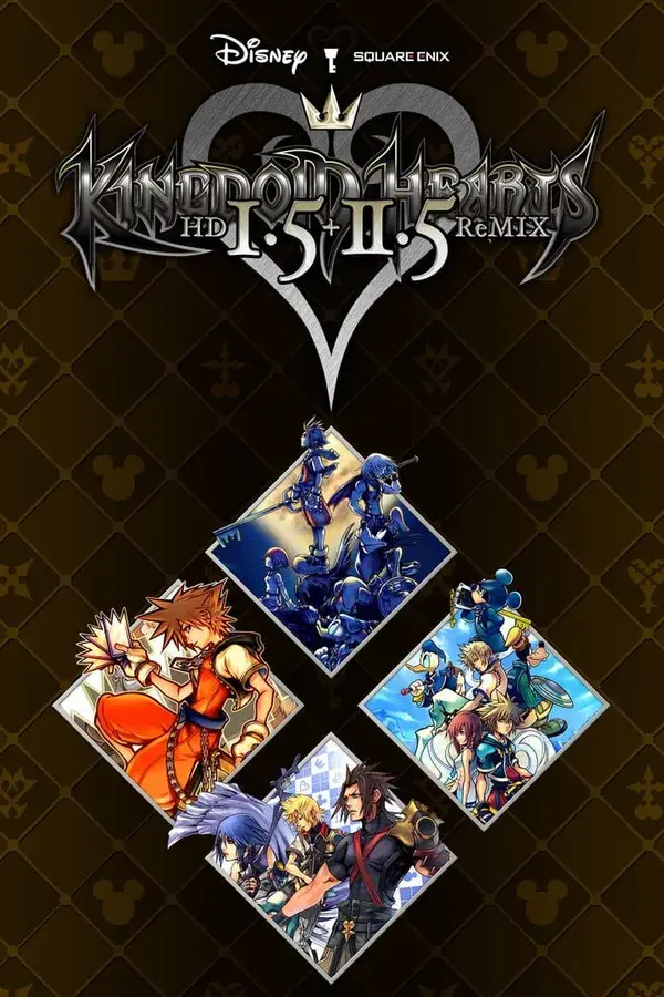 Kingdom Hearts HD 1.5 + 2.5 Remix cover art