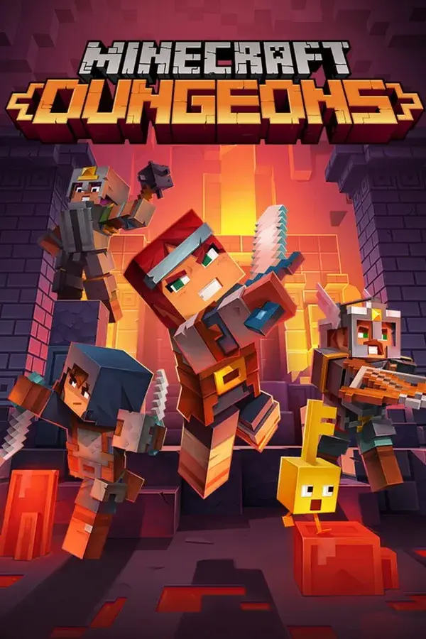 Minecraft Dungeons cover art