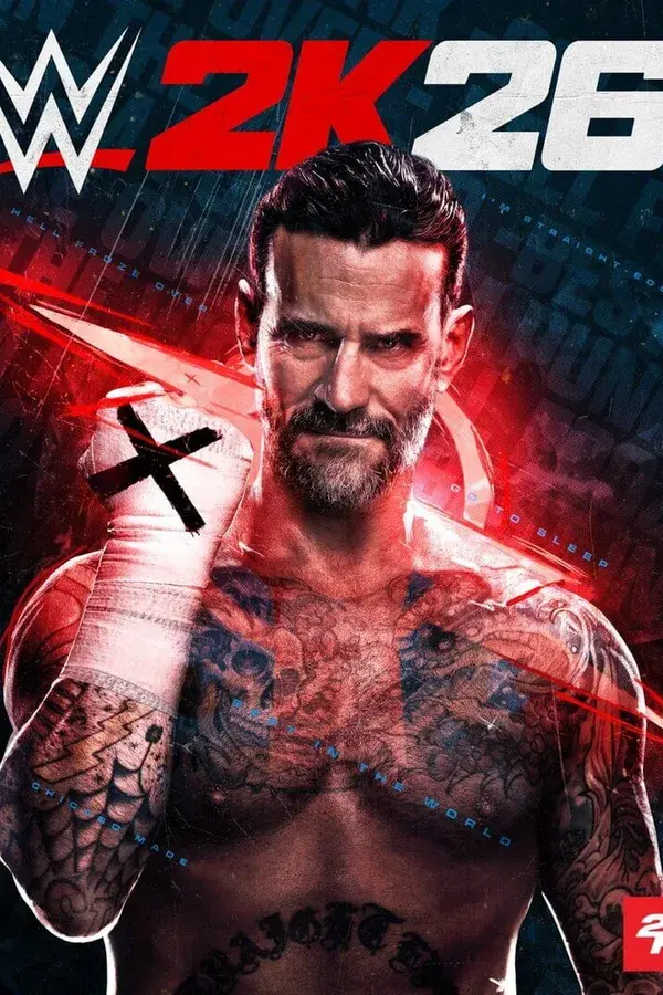 WWE 2K26 cover art