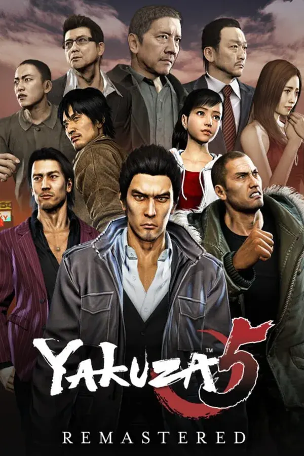 Yakuza 5 Remastered cover art