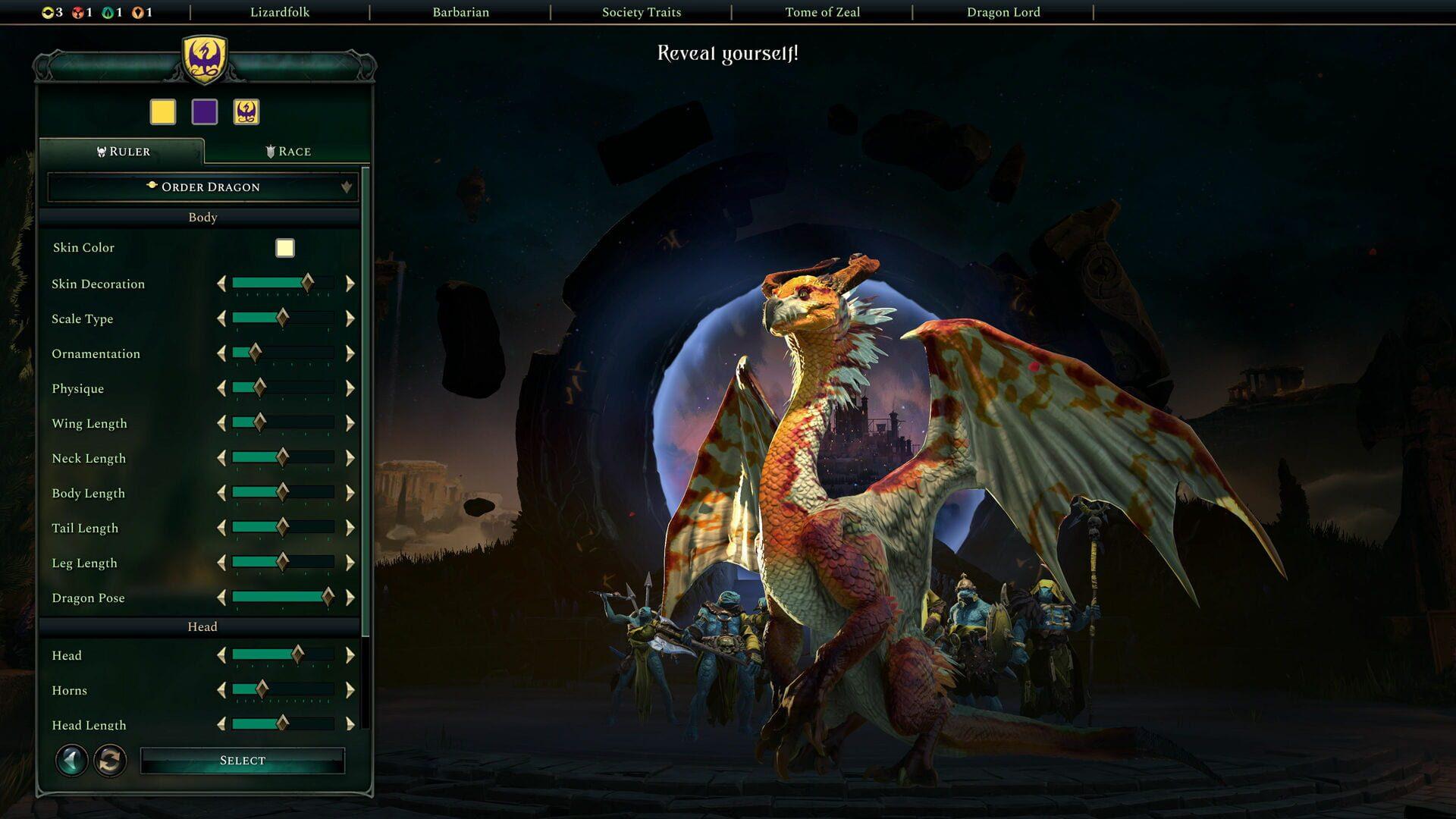 Age of Wonders 4: Dragon Dawn - główny screenshot z gry