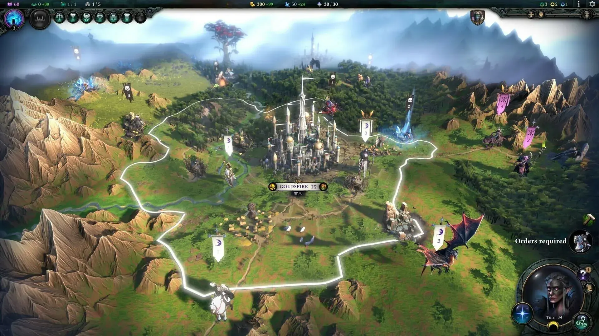 Age of Wonders 4: Premium Edition - akcja w grze