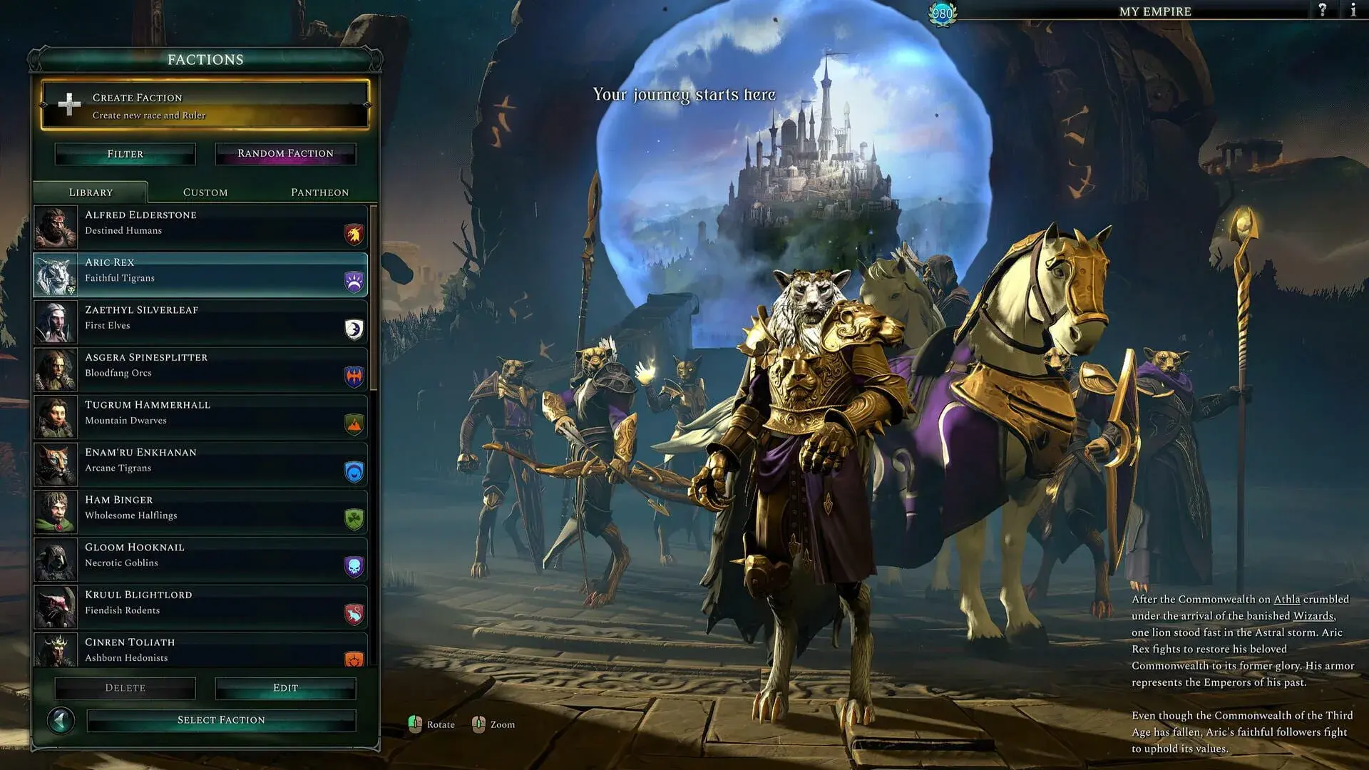 Age of Wonders 4: Starter Edition - świat gry, lokacja