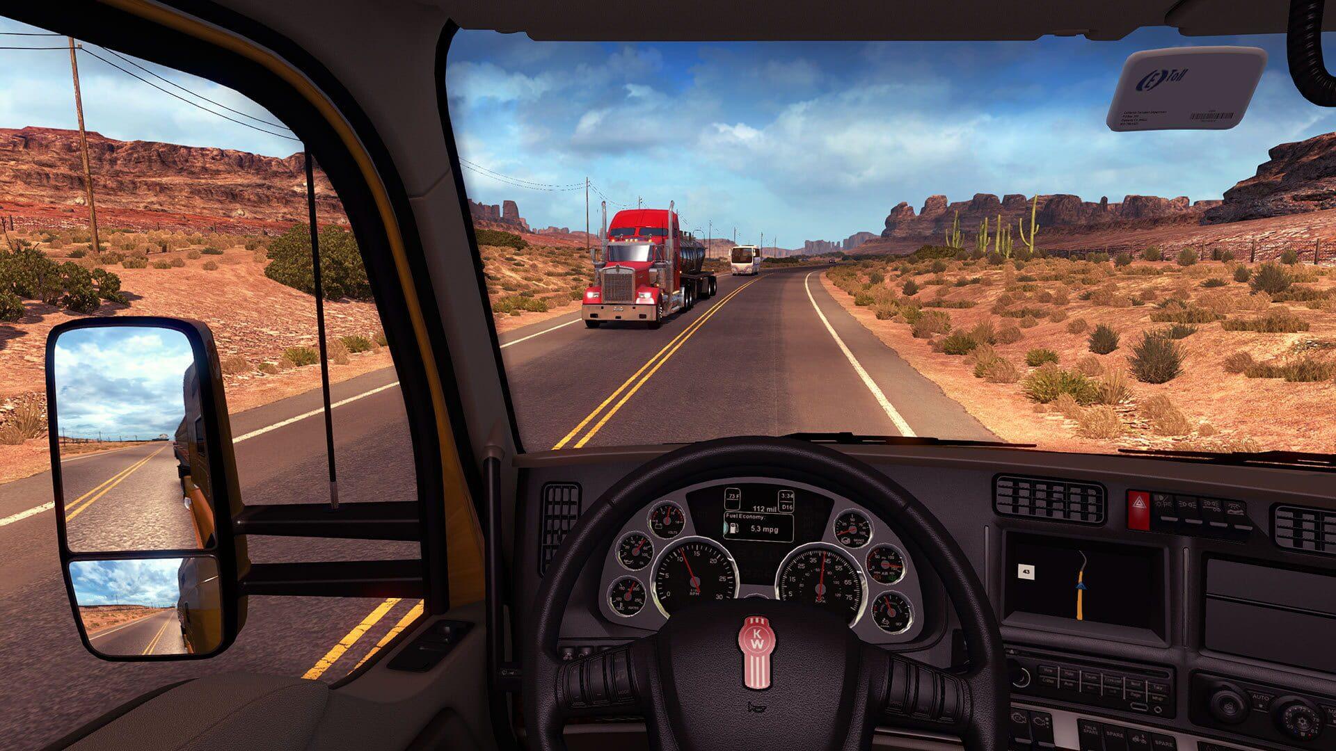 American Truck Simulator - gameplay screenshot