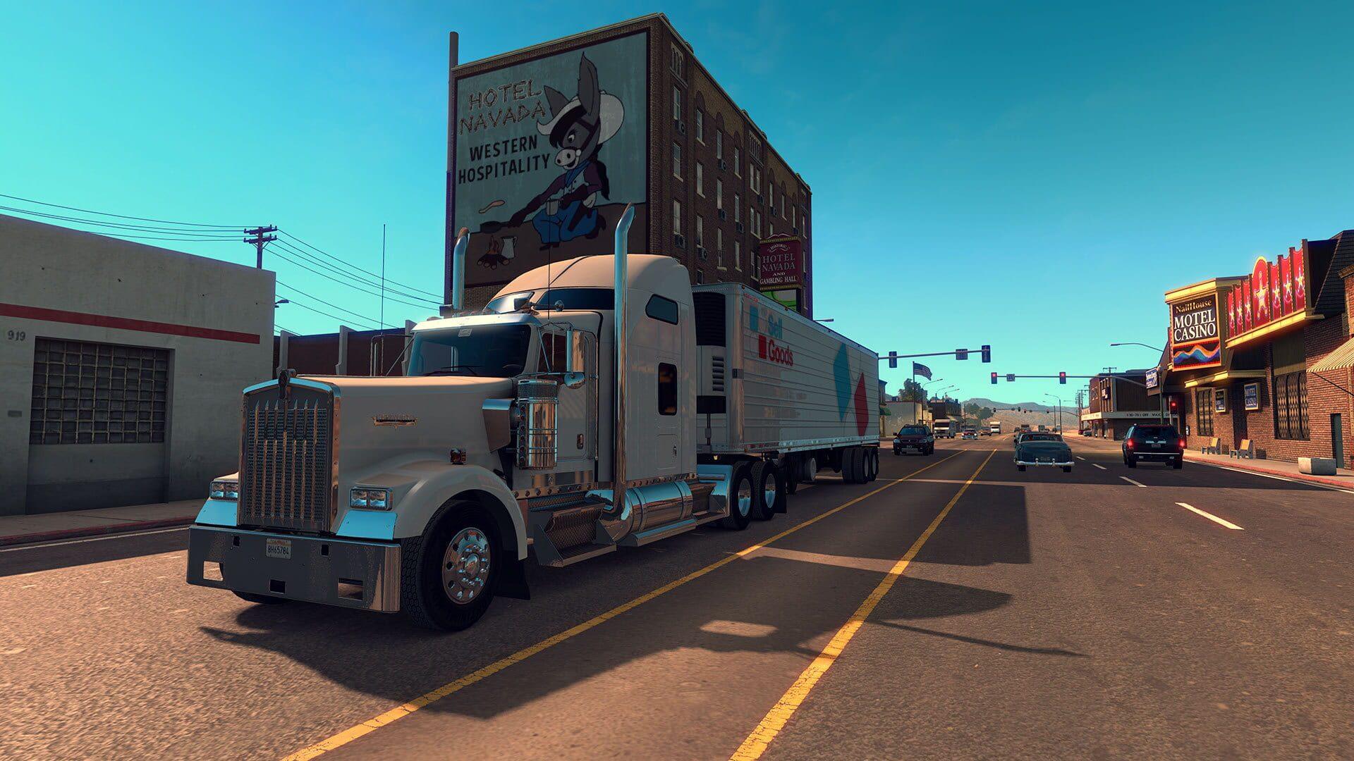 American Truck Simulator - akcja w grze