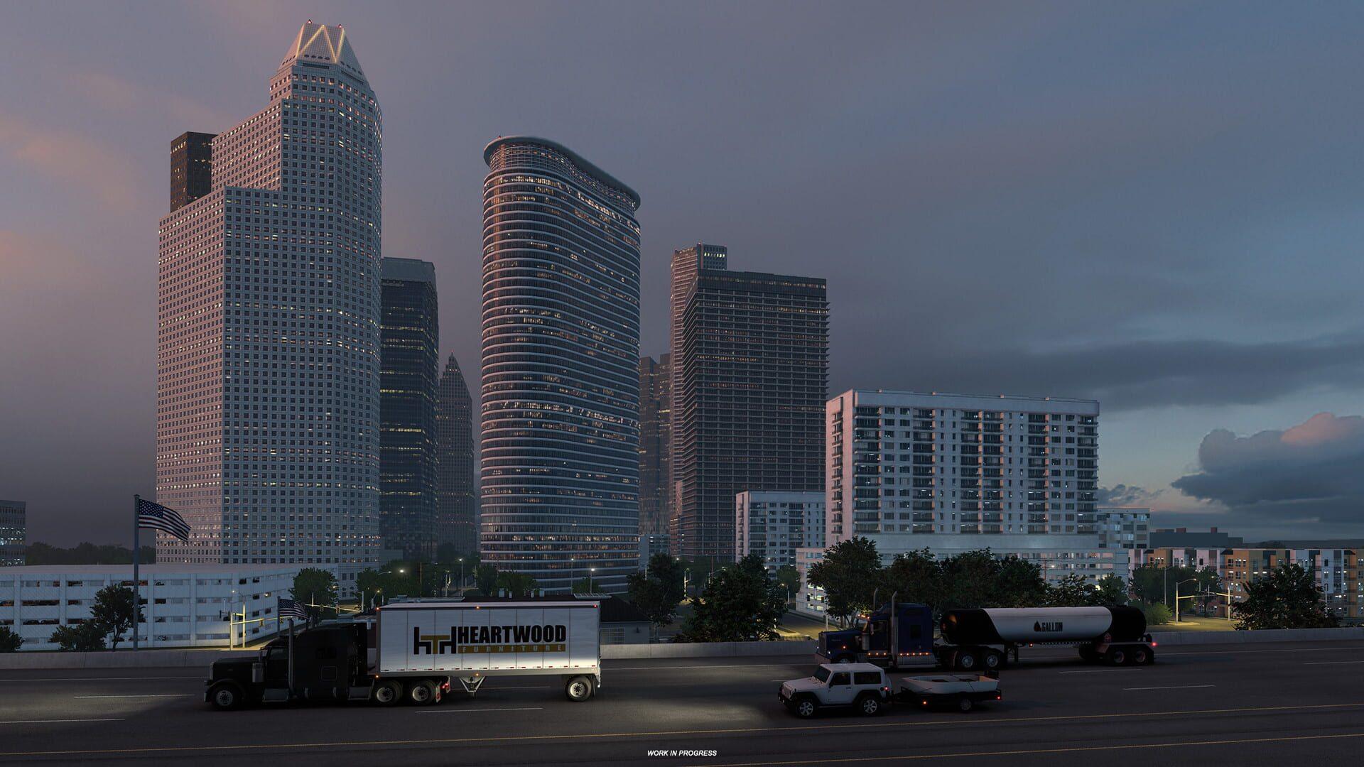 American Truck Simulator: Texas - główny screenshot z gry