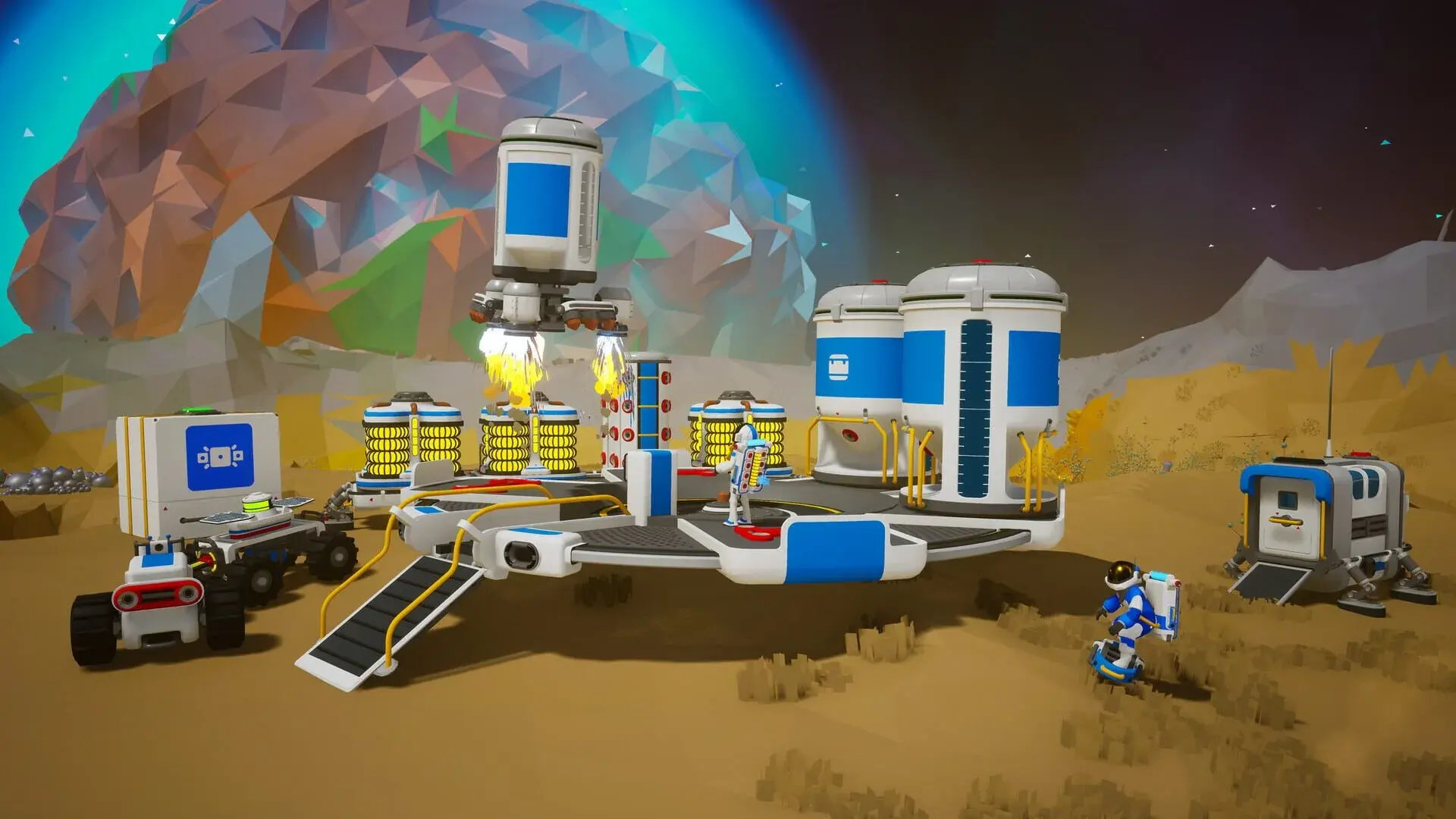 Astroneer: Megatech - świat gry, lokacja