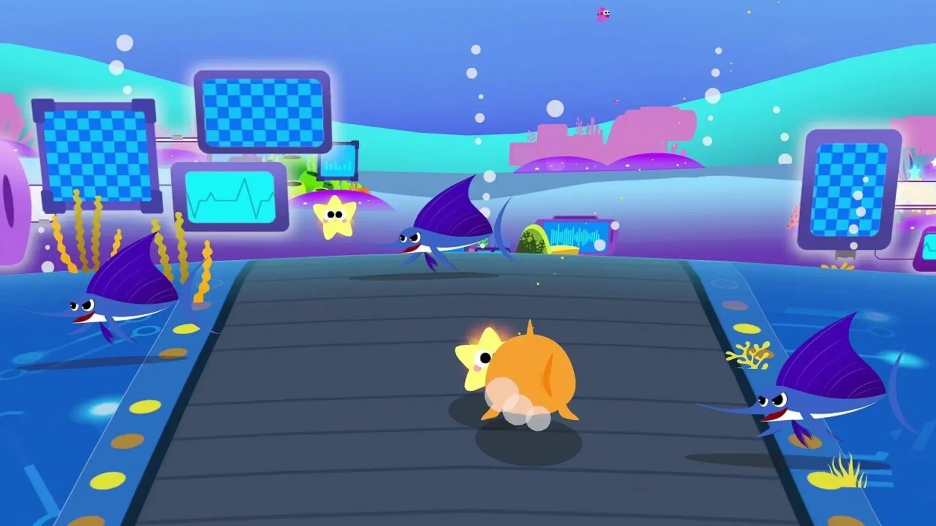 Baby Shark: Sing & Swim Party - świat gry, lokacja