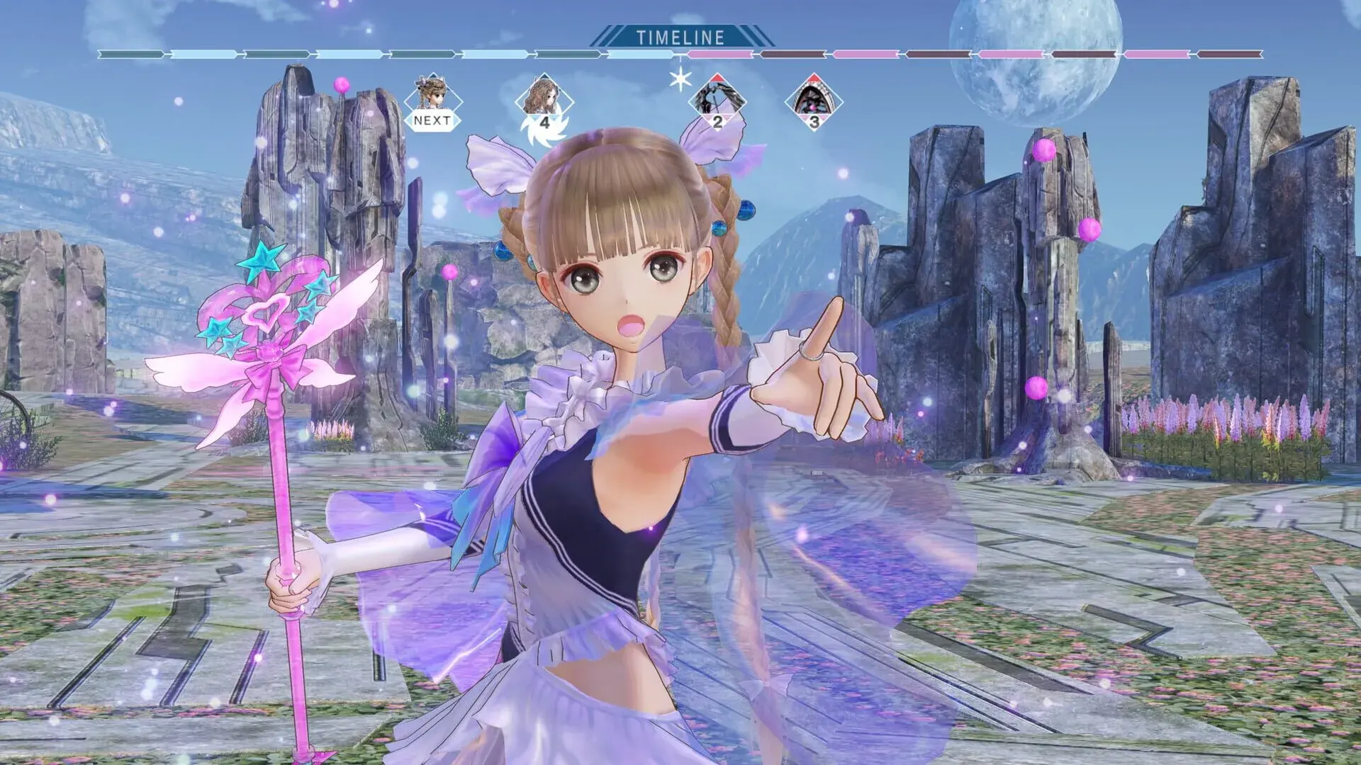 Blue Reflection Quartet - główny screenshot z gry