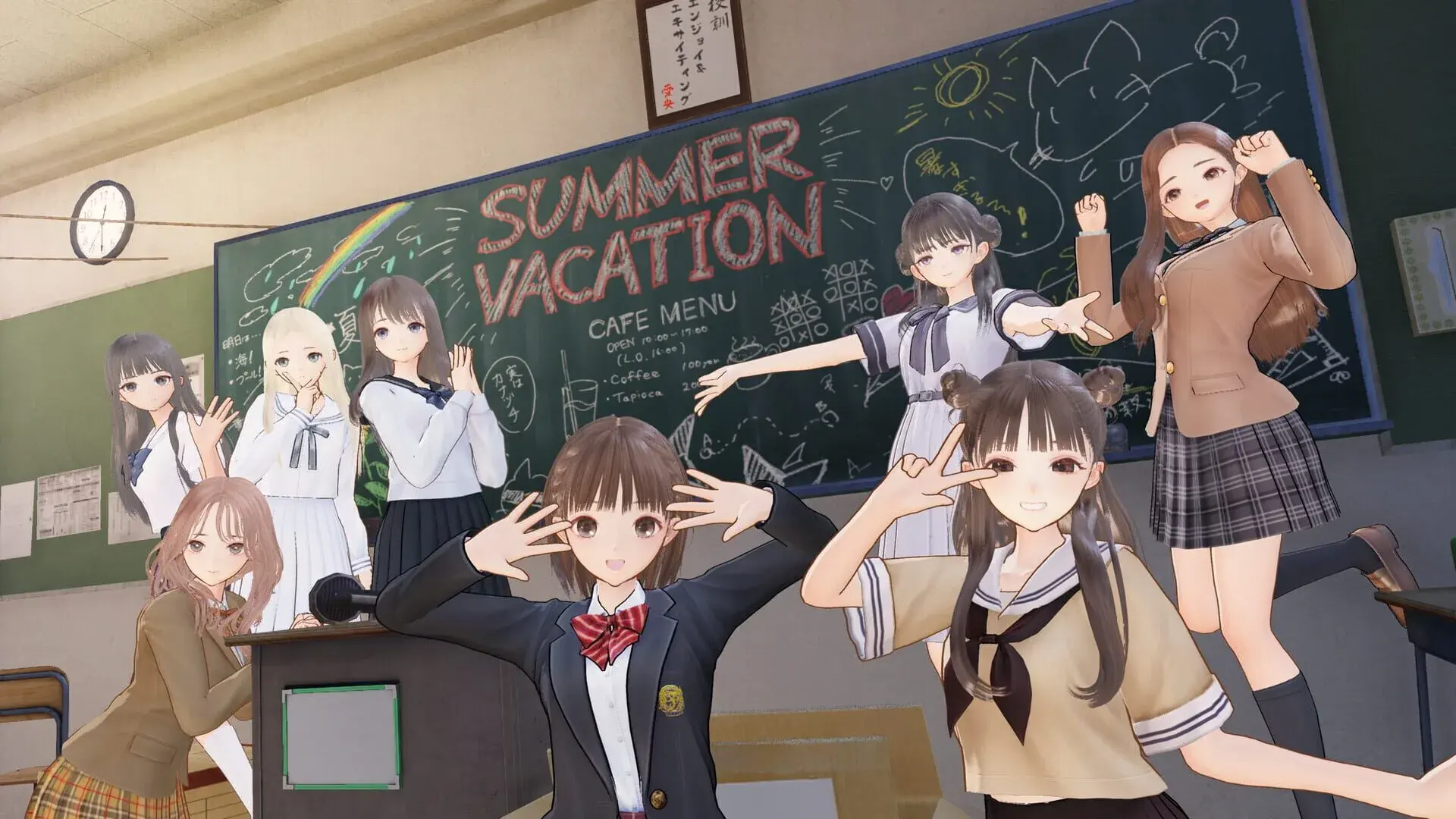 Blue Reflection Quartet - obrazek z gry
