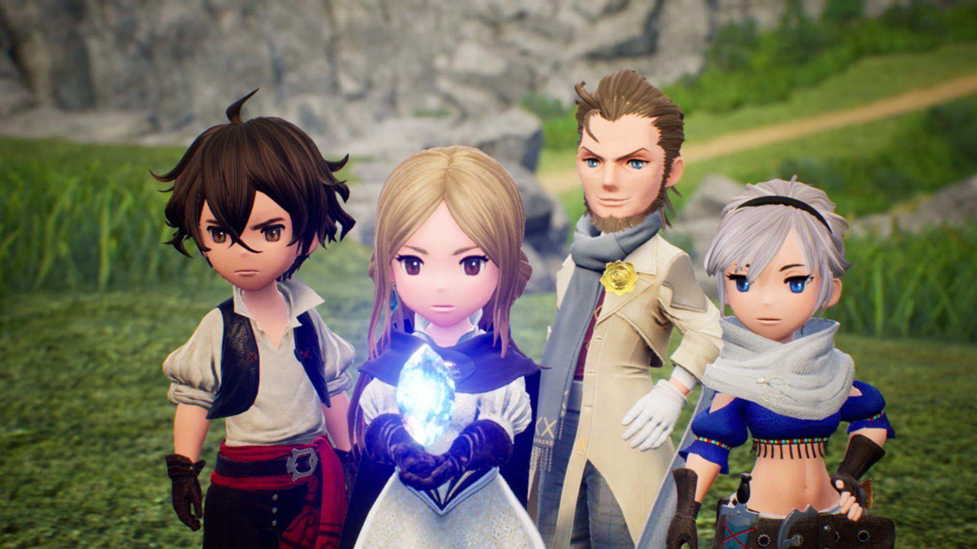 Bravely Default II - główny screenshot z gry