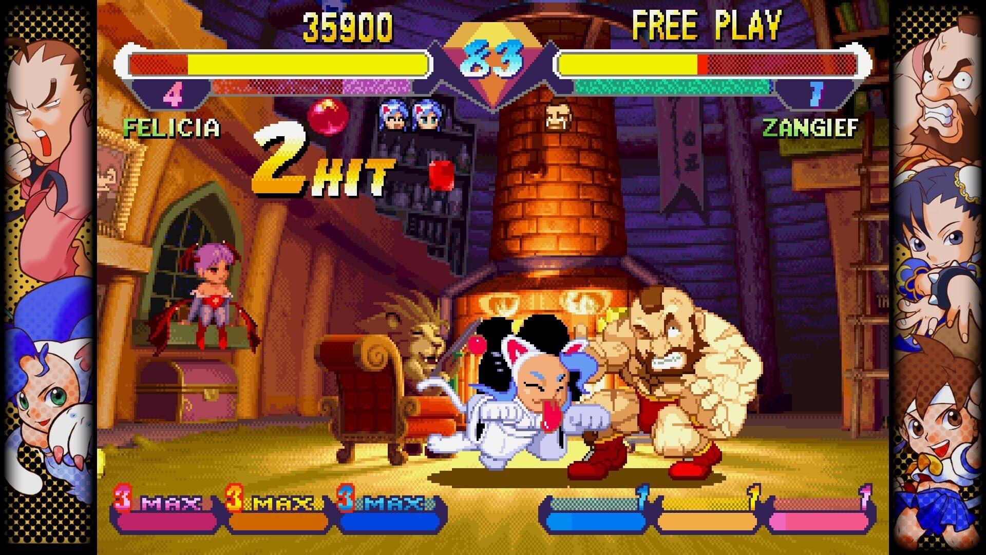 Capcom Fighting Collection - główny screenshot z gry