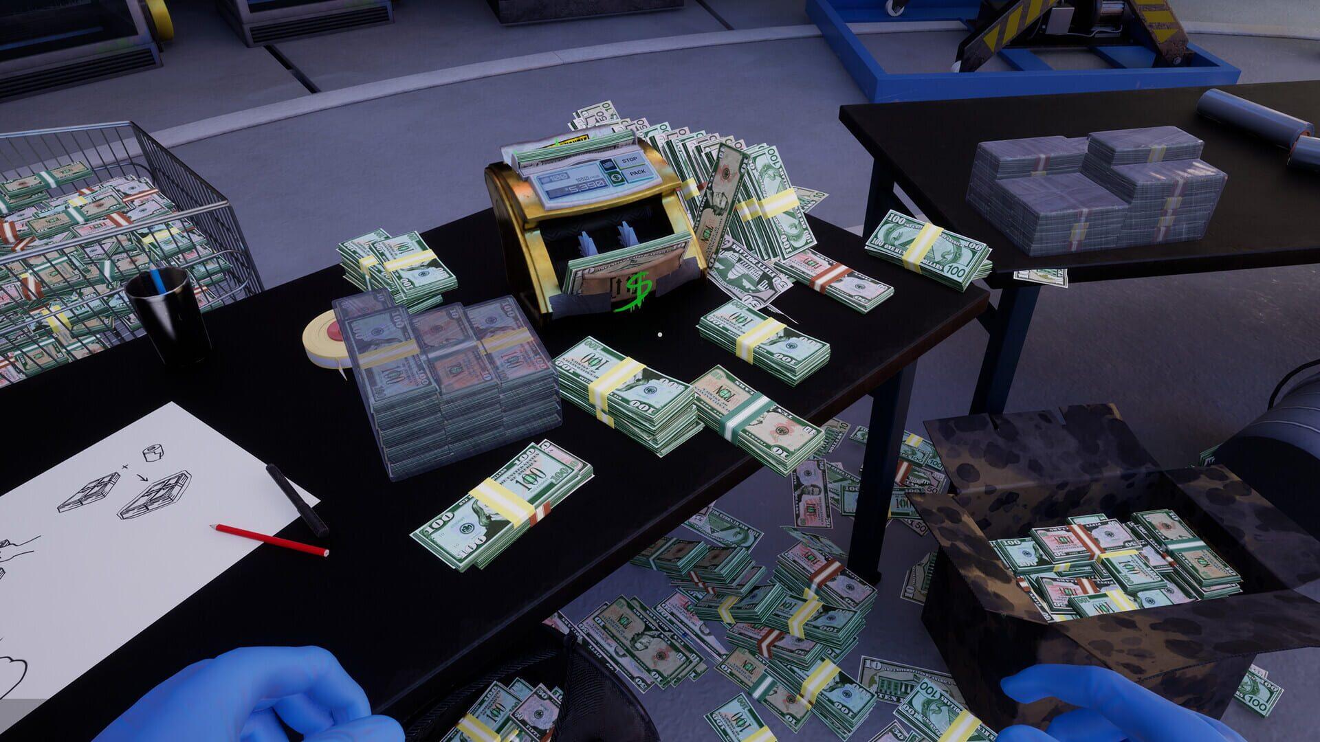 Cash Cleaner Simulator - główny screenshot z gry