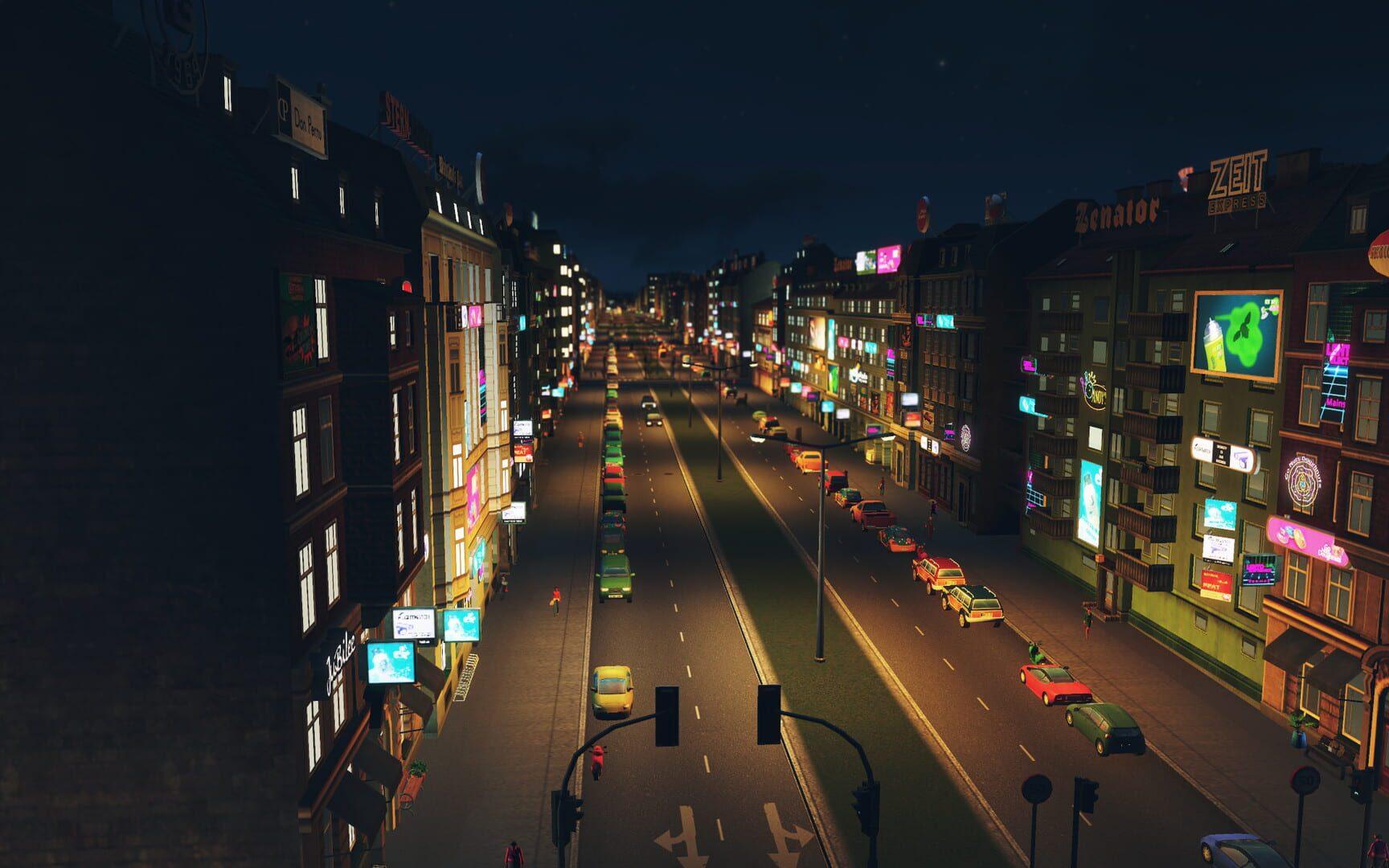 Cities: Skylines - After Dark - główny screenshot z gry