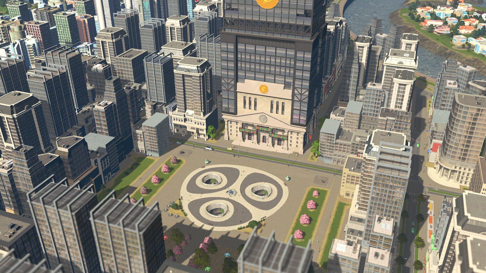 Cities: Skylines - Financial Districts - główny screenshot z gry