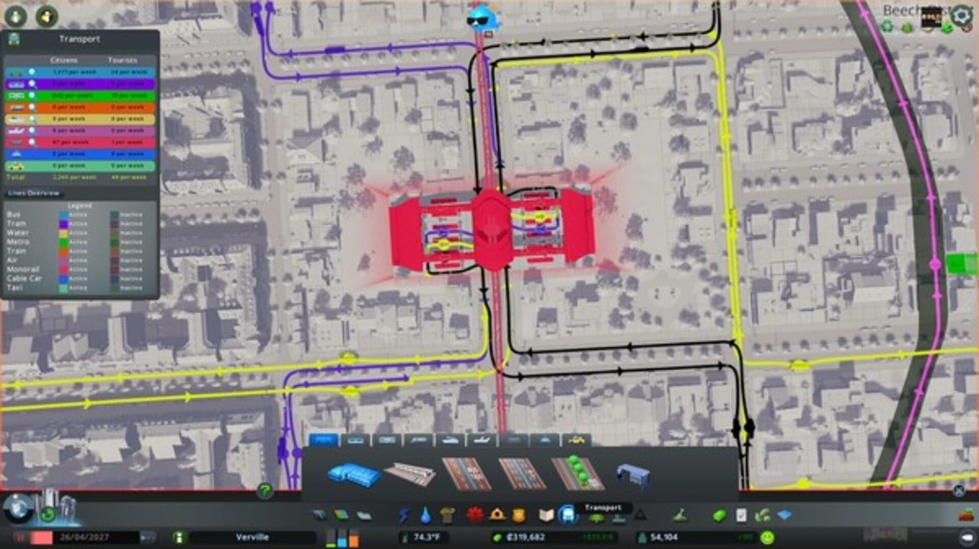Cities: Skylines - Mass Transit - główny screenshot z gry