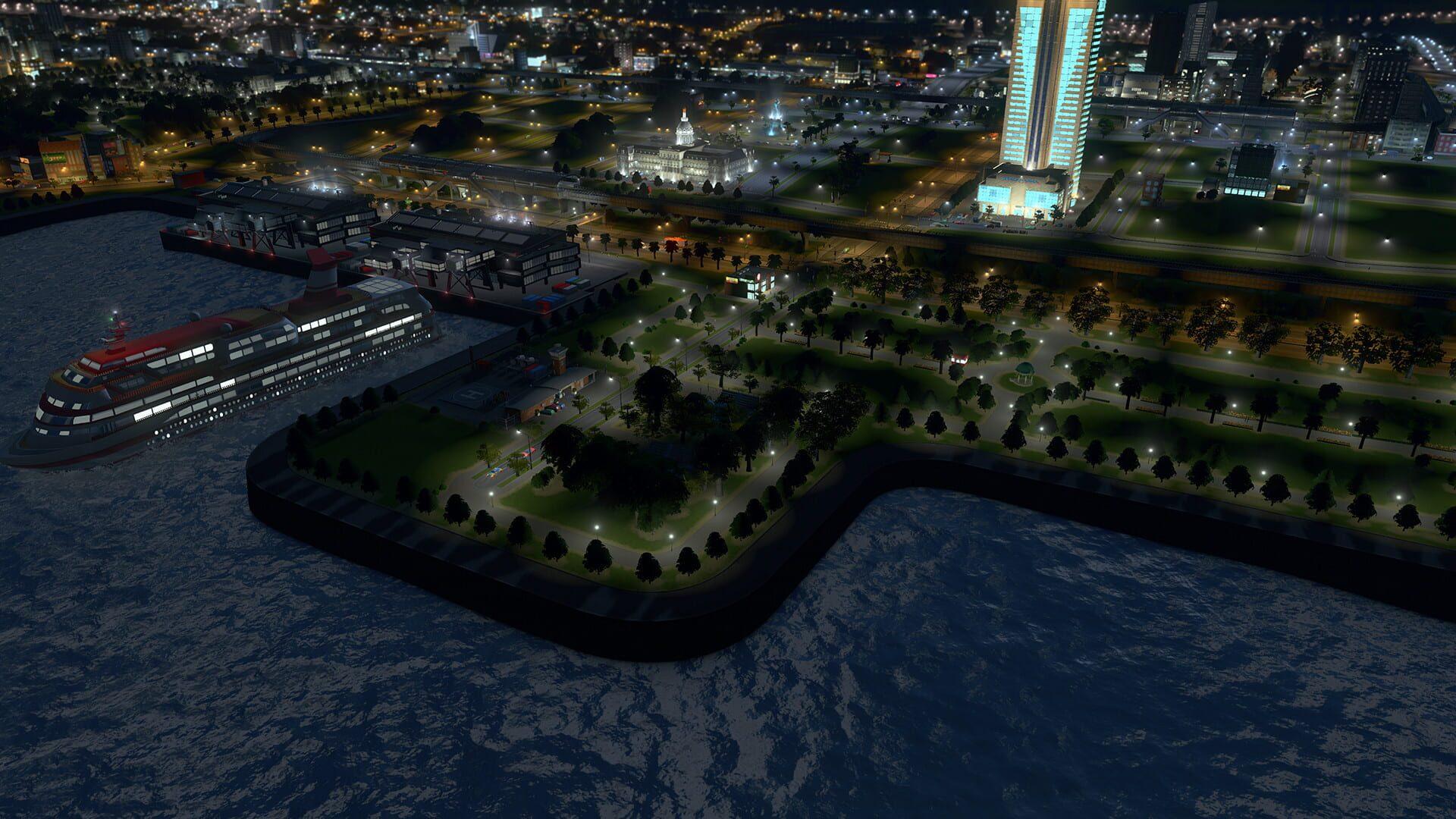Cities: Skylines - Sunset Harbor - główny screenshot z gry
