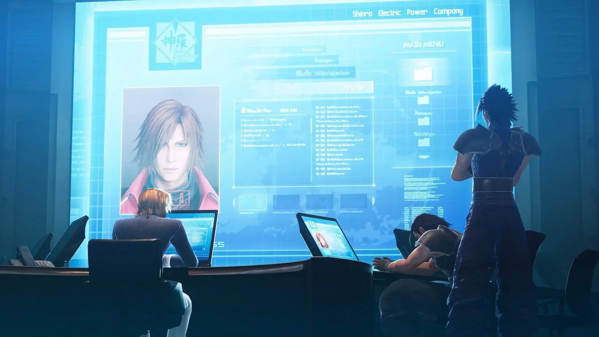 Crisis Core: Final Fantasy VII - Reunion - główny screenshot z gry