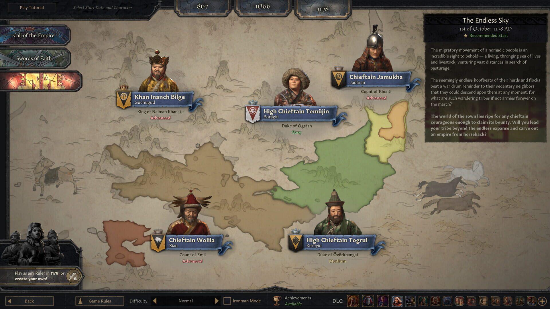 Crusader Kings III: Khans of the Steppe - główny screenshot z gry