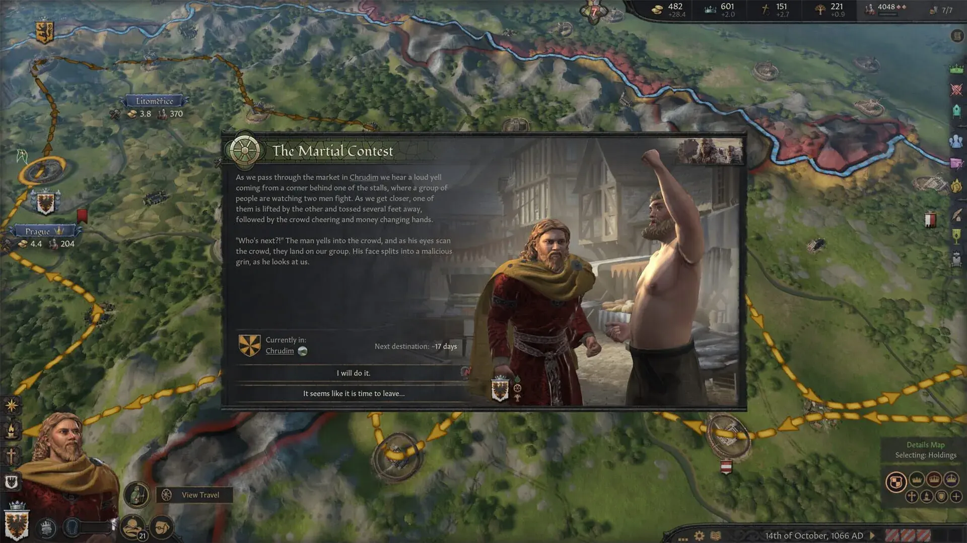 Crusader Kings III: Wandering Nobles - główny screenshot z gry