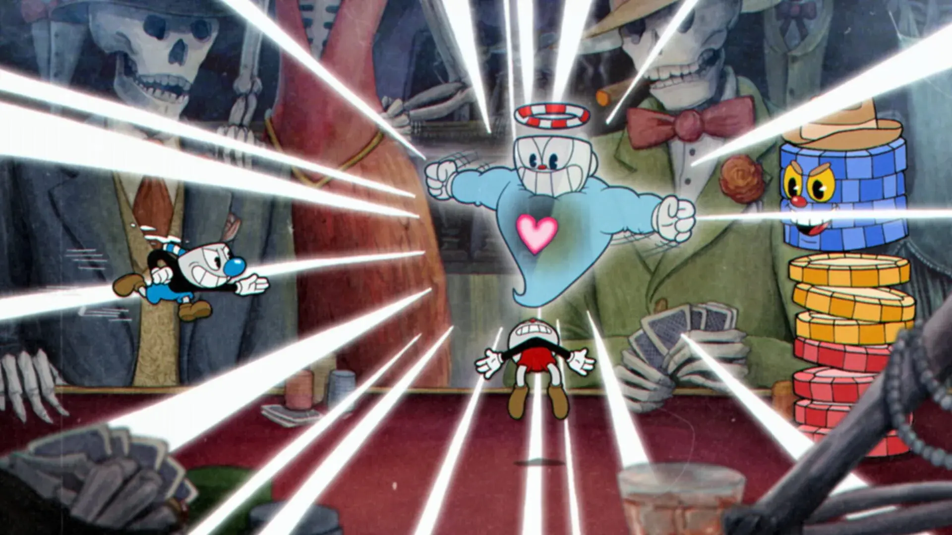 Cuphead: Deluxe Edition - akcja w grze
