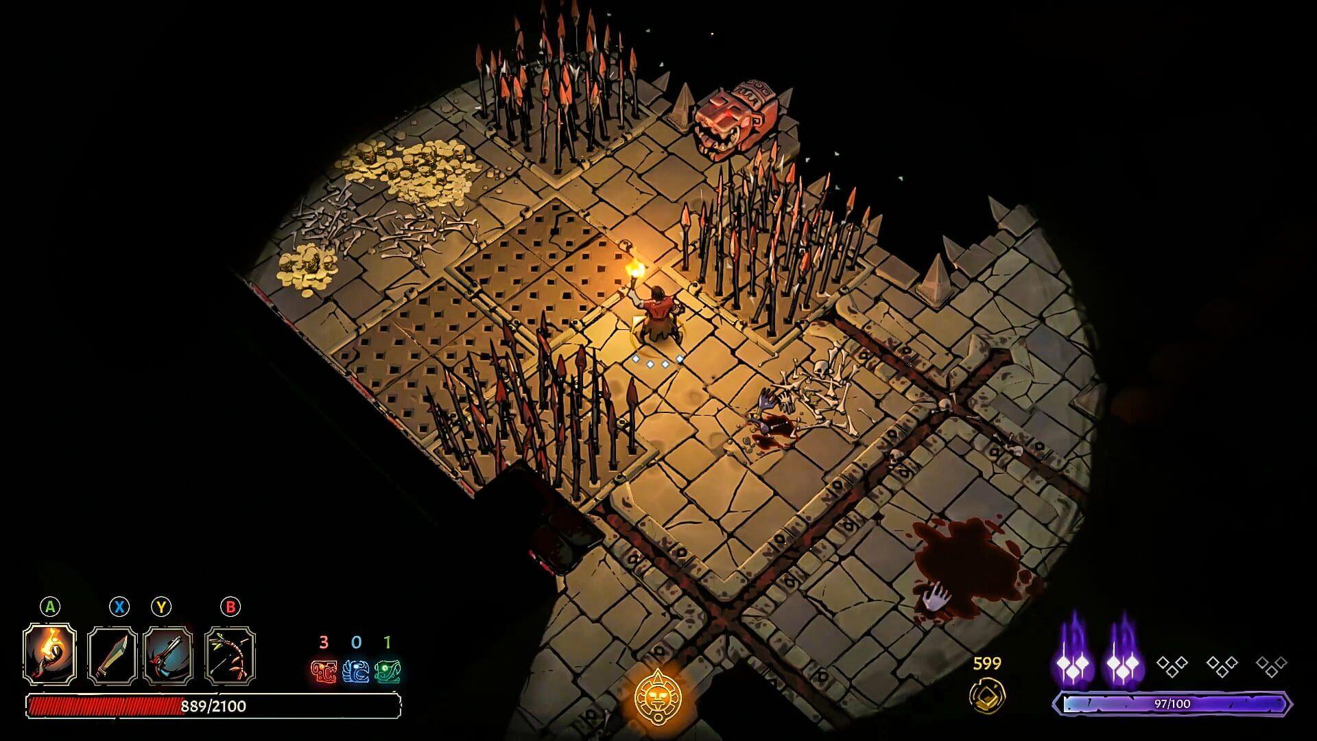 Curse of the Dead Gods - gameplay screenshot