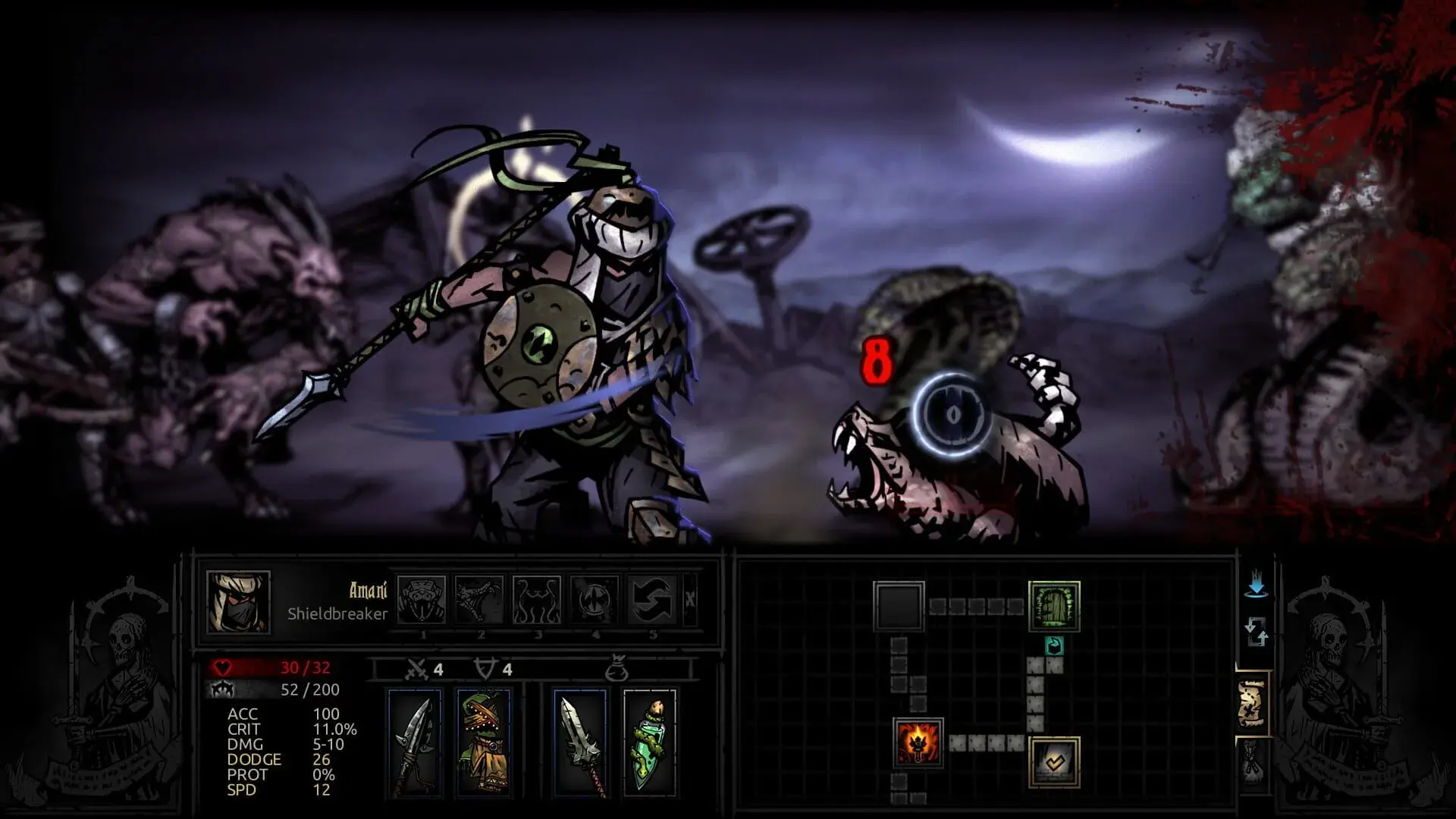 Darkest Dungeon: The Shieldbreaker - świat gry, lokacja