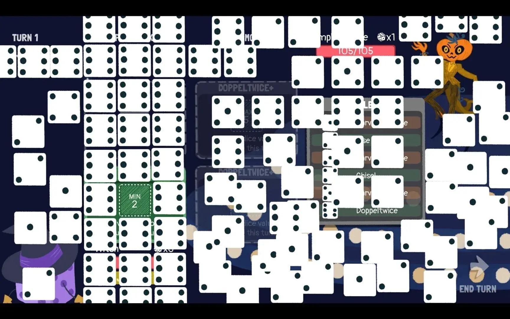 Dicey Dungeons - akcja w grze