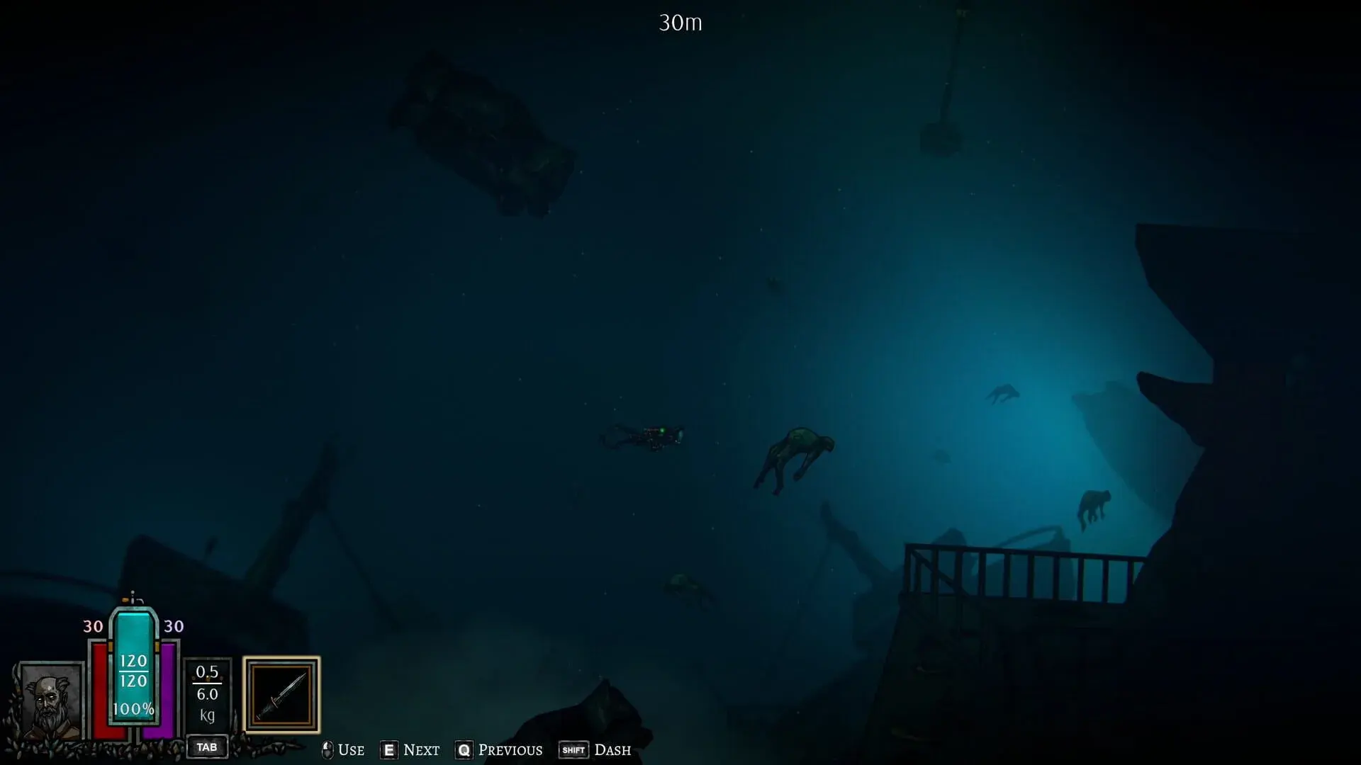 Dive or Die: Children of Rain - gameplay screenshot