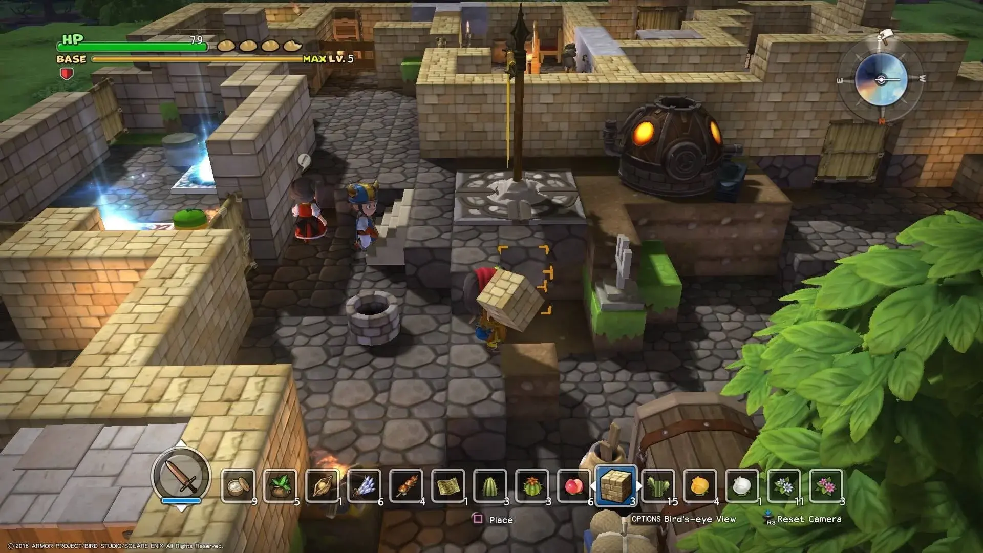 Dragon Quest Builders - świat gry, lokacja