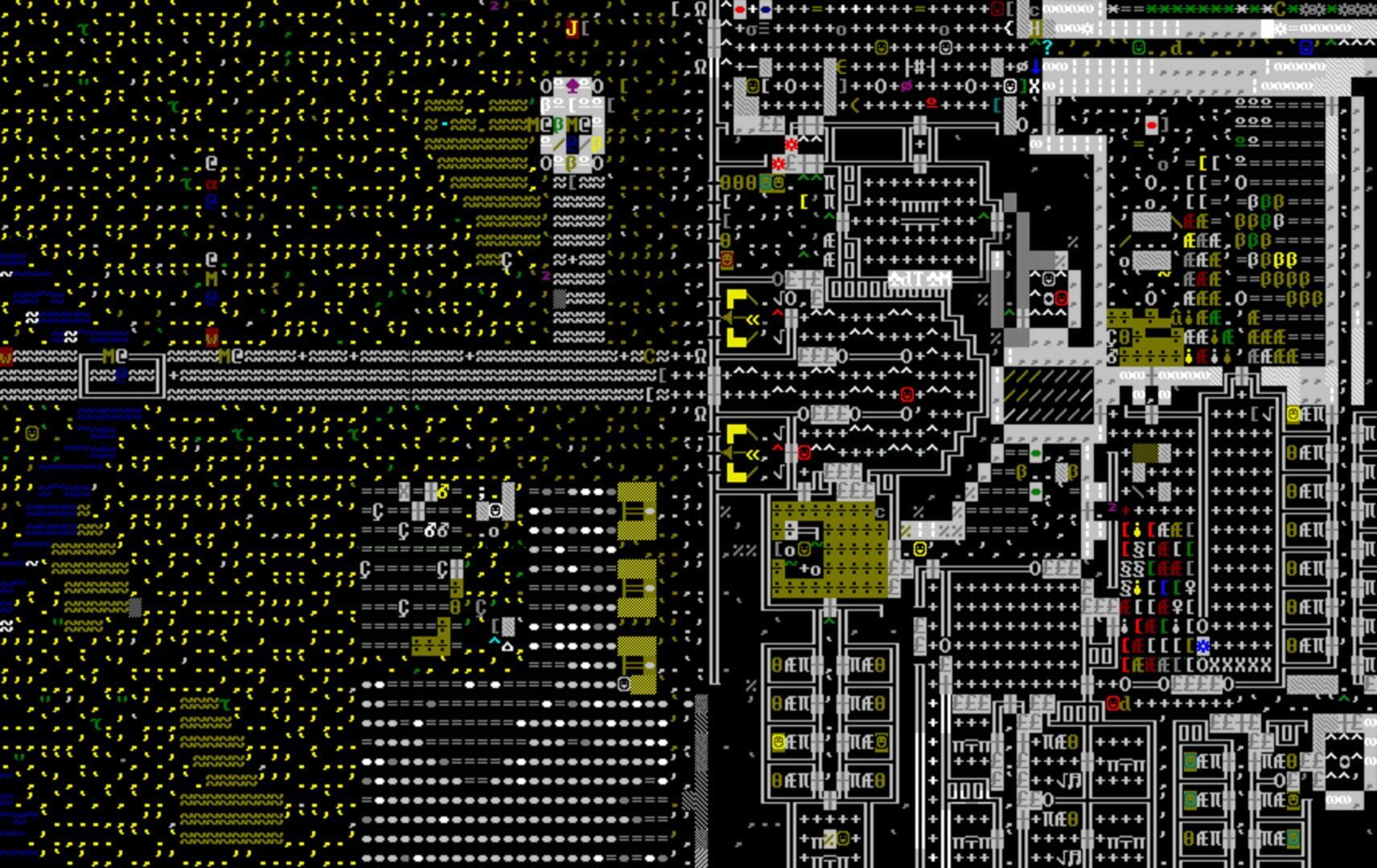 Dwarf Fortress - główny screenshot z gry