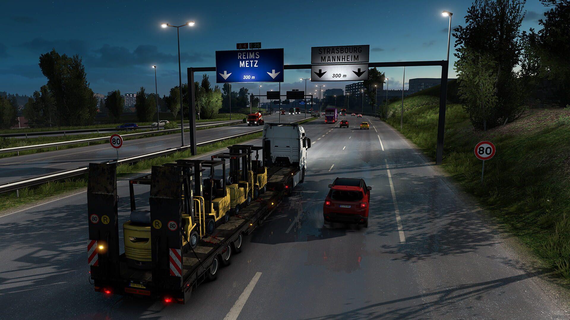 Euro Truck Simulator 2 - główny screenshot z gry