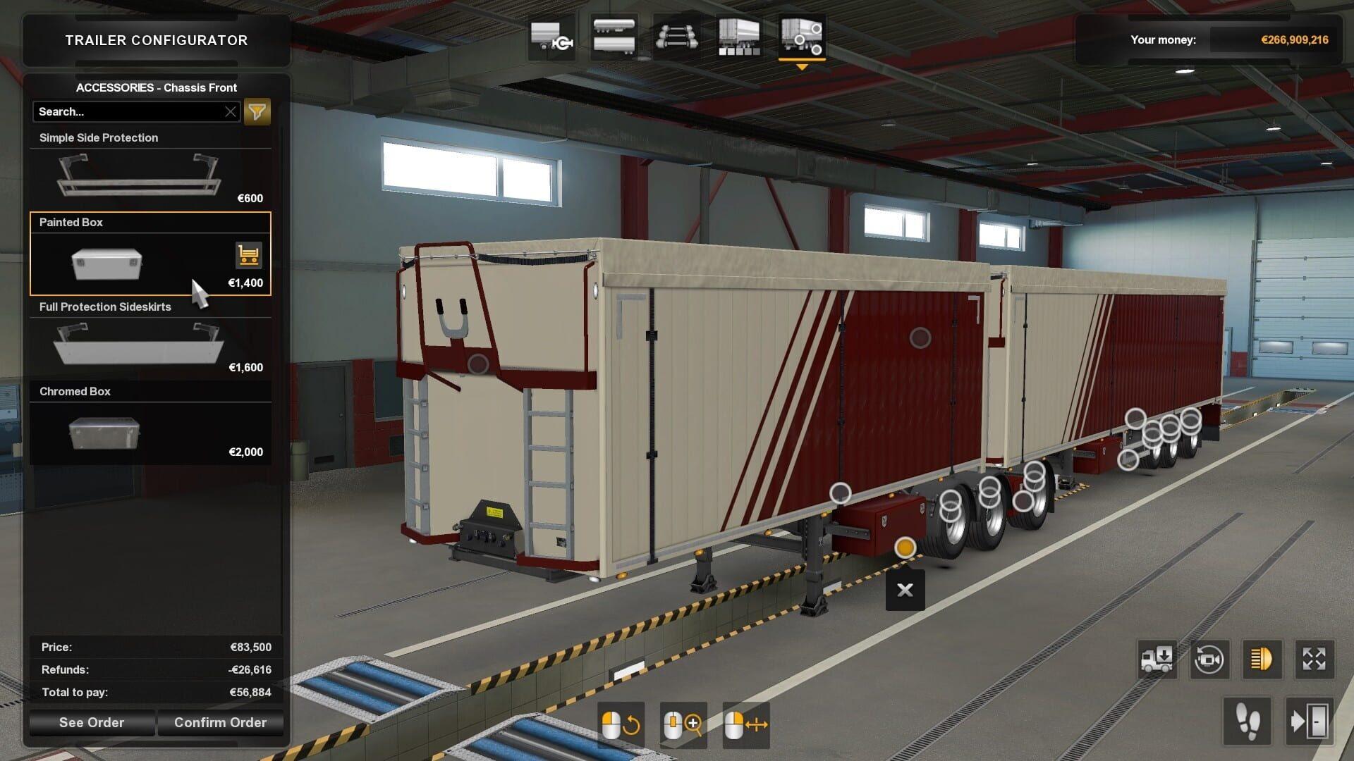 Euro Truck Simulator 2 - akcja w grze