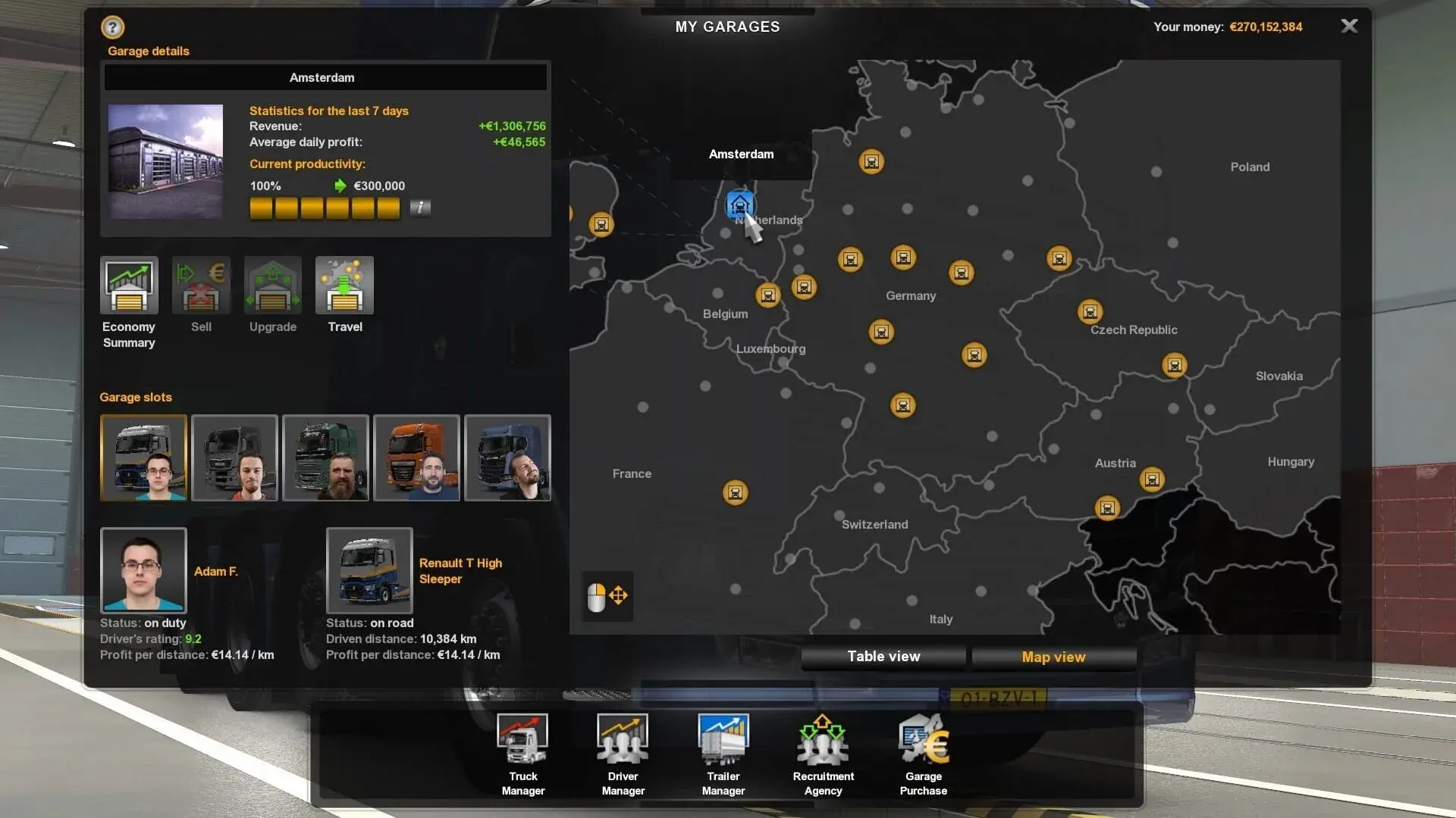 Euro Truck Simulator 2: Collector's Edition - główny screenshot z gry