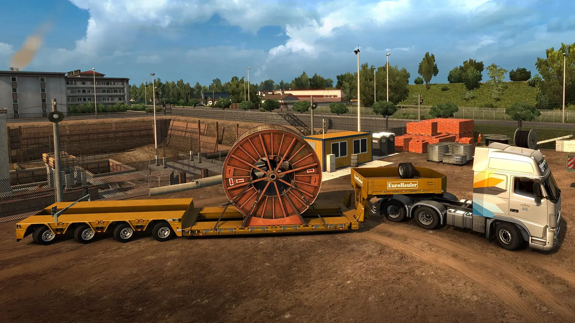 Euro Truck Simulator 2: Heavy Cargo - główny screenshot z gry