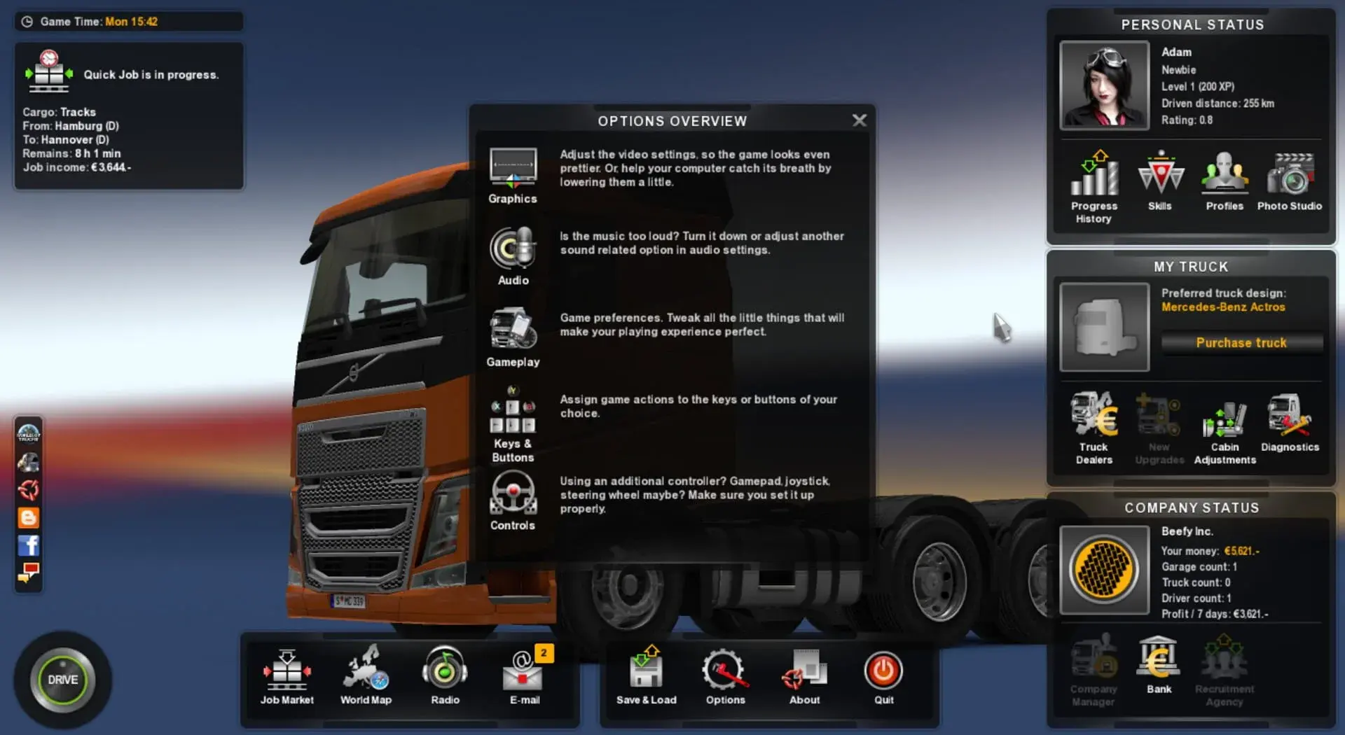 Euro Truck Simulator 2: Legendary Edition - gameplay screenshot