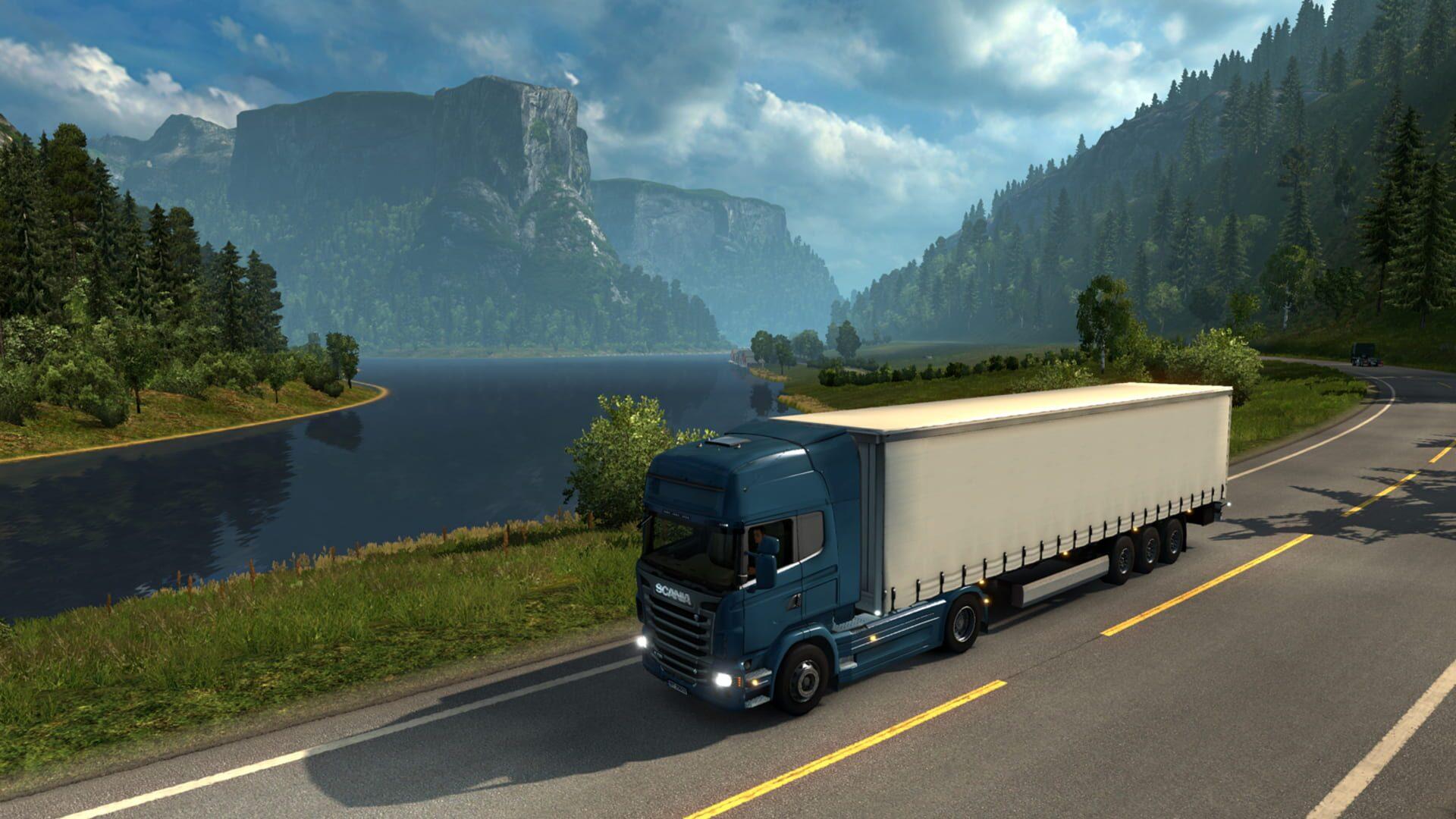 Euro Truck Simulator 2 - Scandinavia - główny screenshot z gry