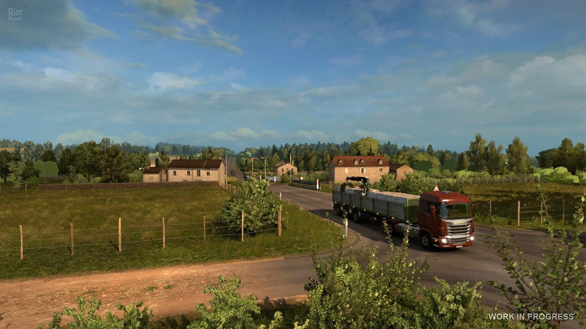 Euro Truck Simulator 2 - Vive la France ! - główny screenshot z gry