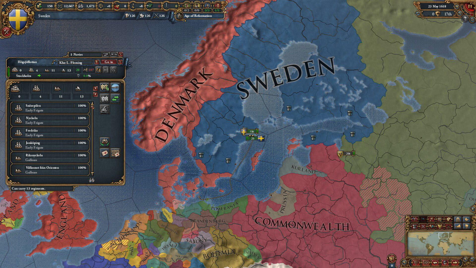Europa Universalis IV - świat gry, lokacja