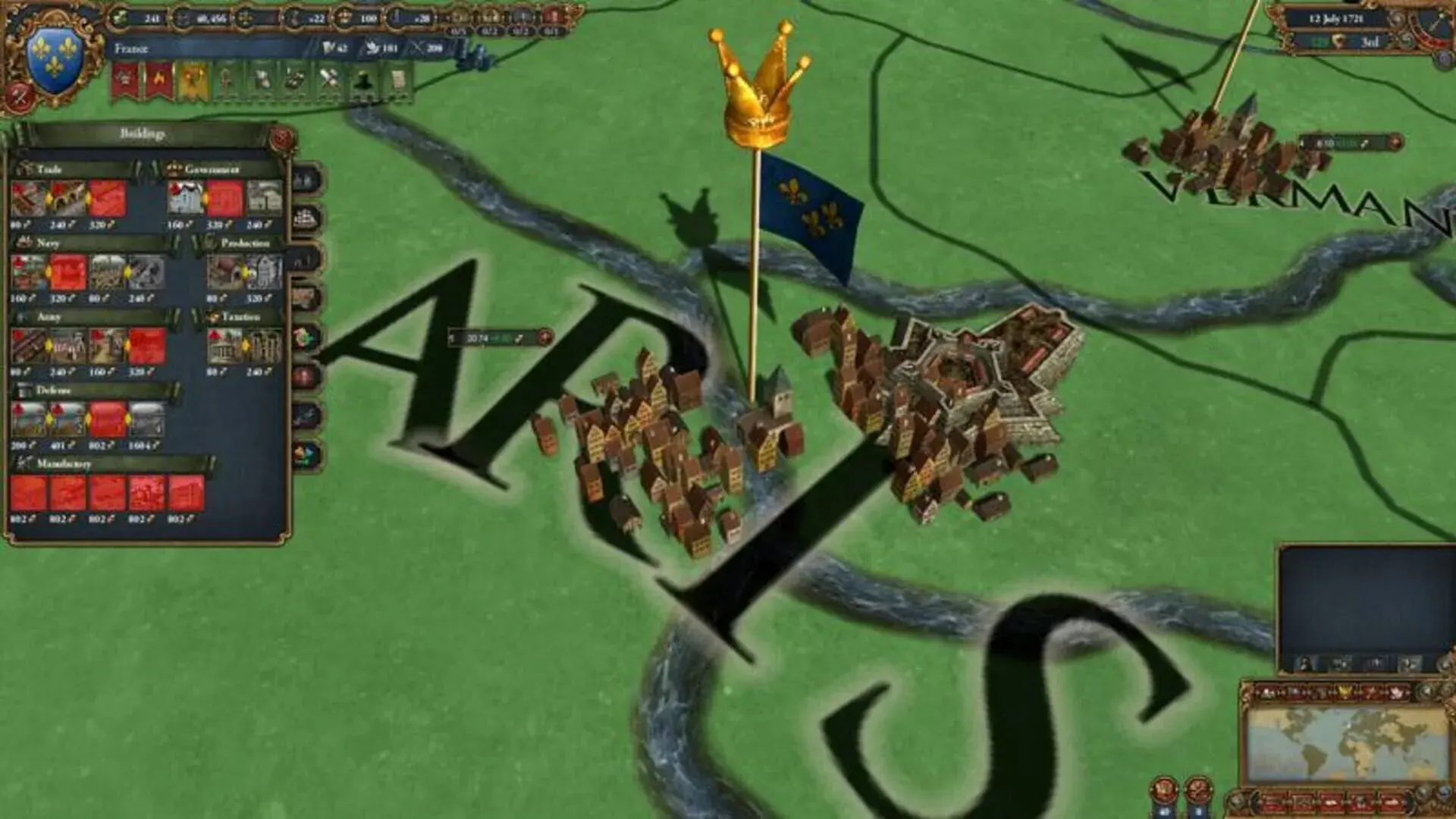 Europa Universalis IV: Common Sense - świat gry, lokacja