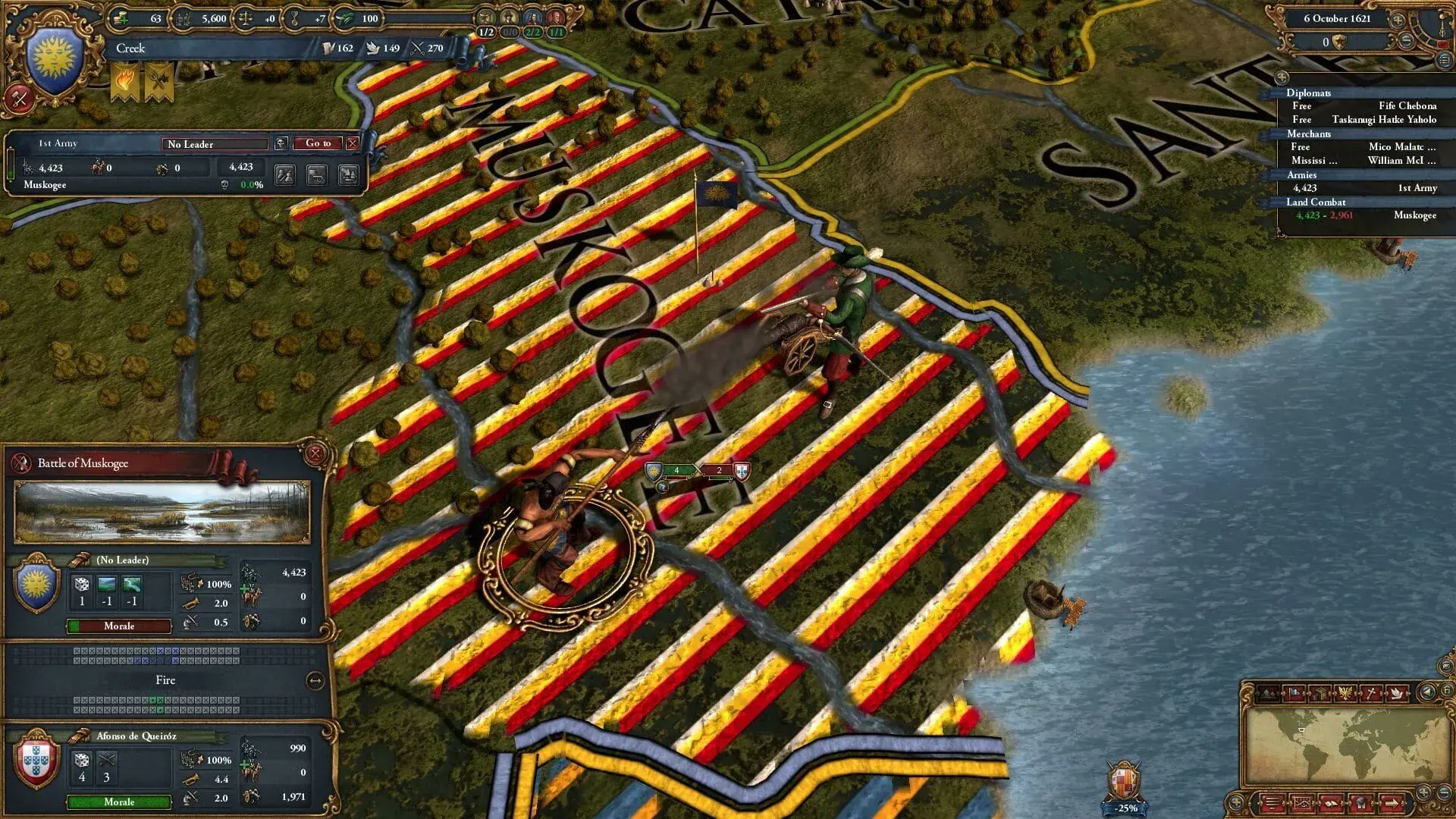 Europa Universalis IV: Conquest of Paradise - główny screenshot z gry