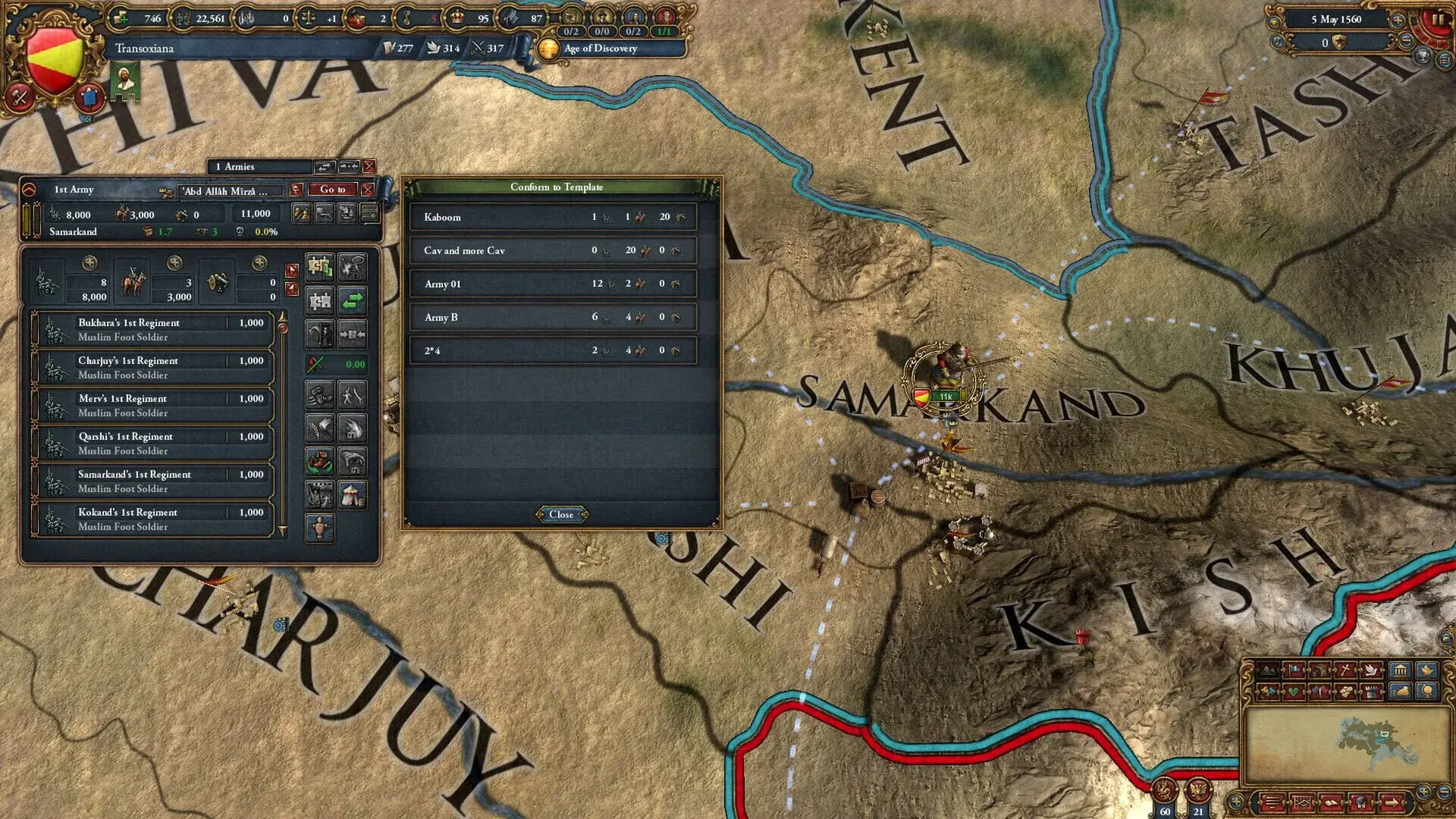 Europa Universalis IV: Cradle of Civilization - główny screenshot z gry