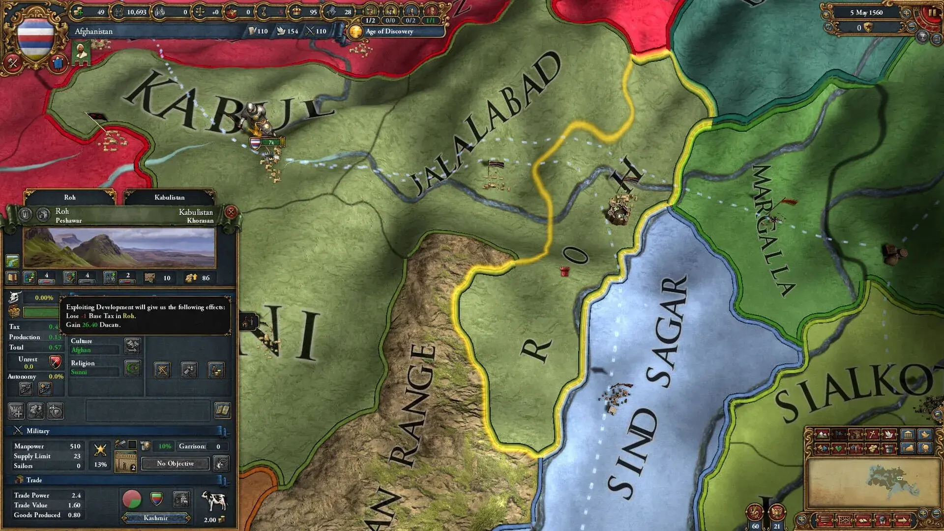 Europa Universalis IV: Cradle of Civilization - świat gry, lokacja