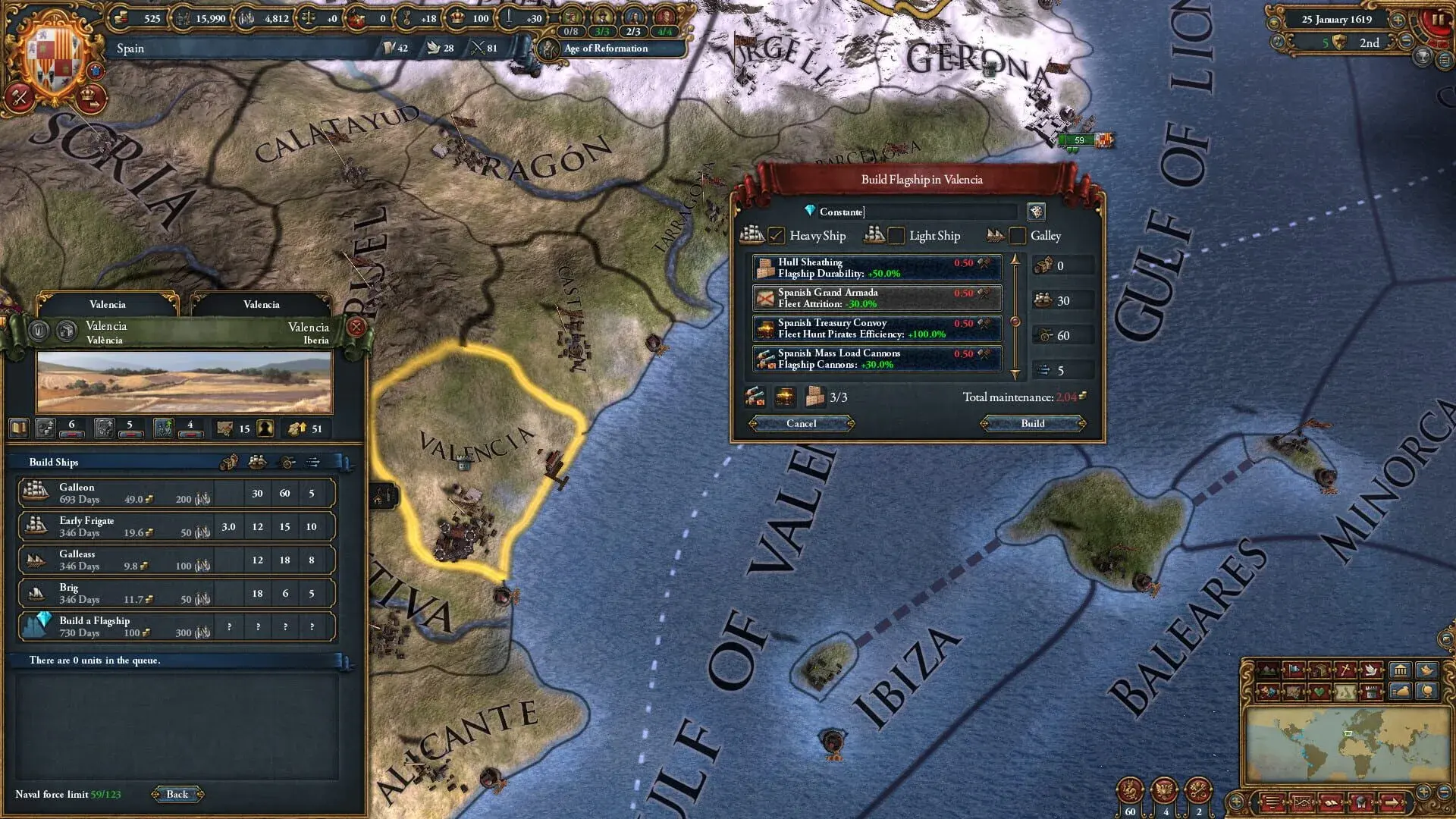 Europa Universalis IV: Golden Century - główny screenshot z gry