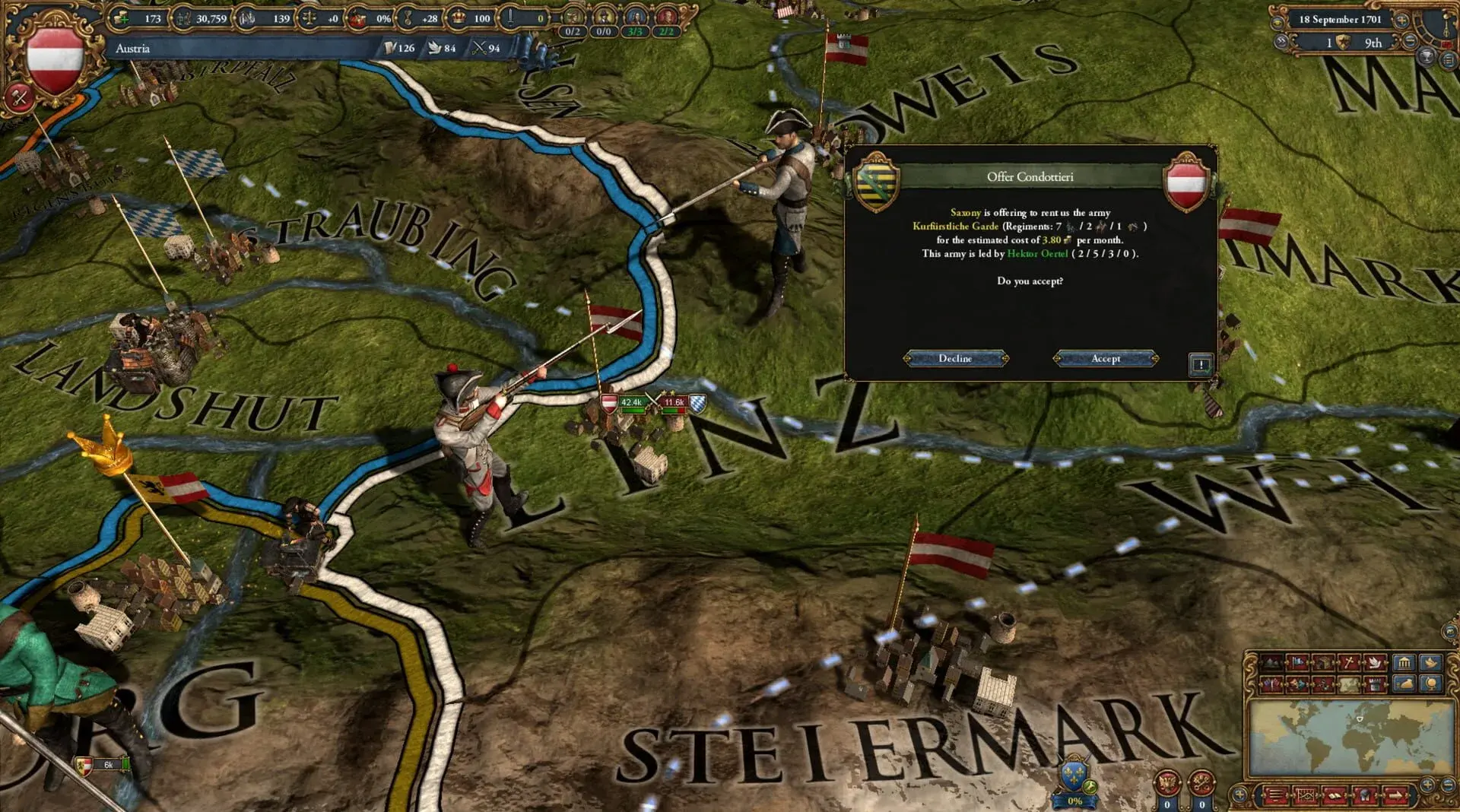 Europa Universalis IV: Mare Nostrum - główny screenshot z gry