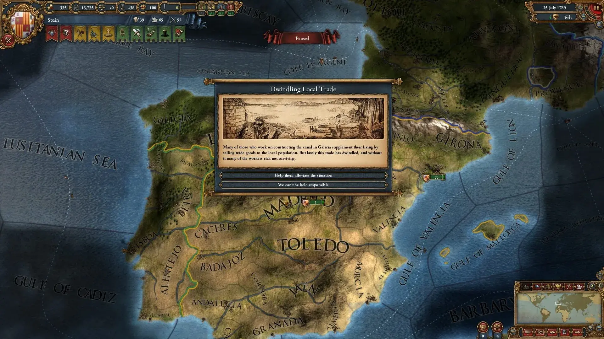 Europa Universalis IV: Wealth of Nations - świat gry, lokacja