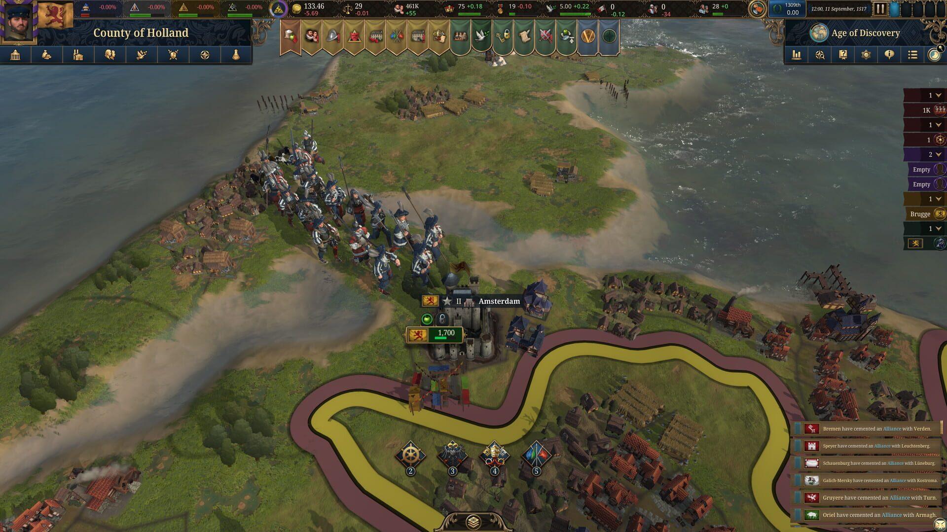 Europa Universalis V - gameplay screenshot