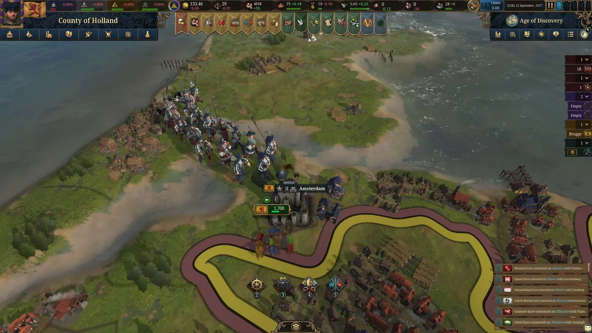 Europa Universalis V: Premium Edition - główny screenshot z gry