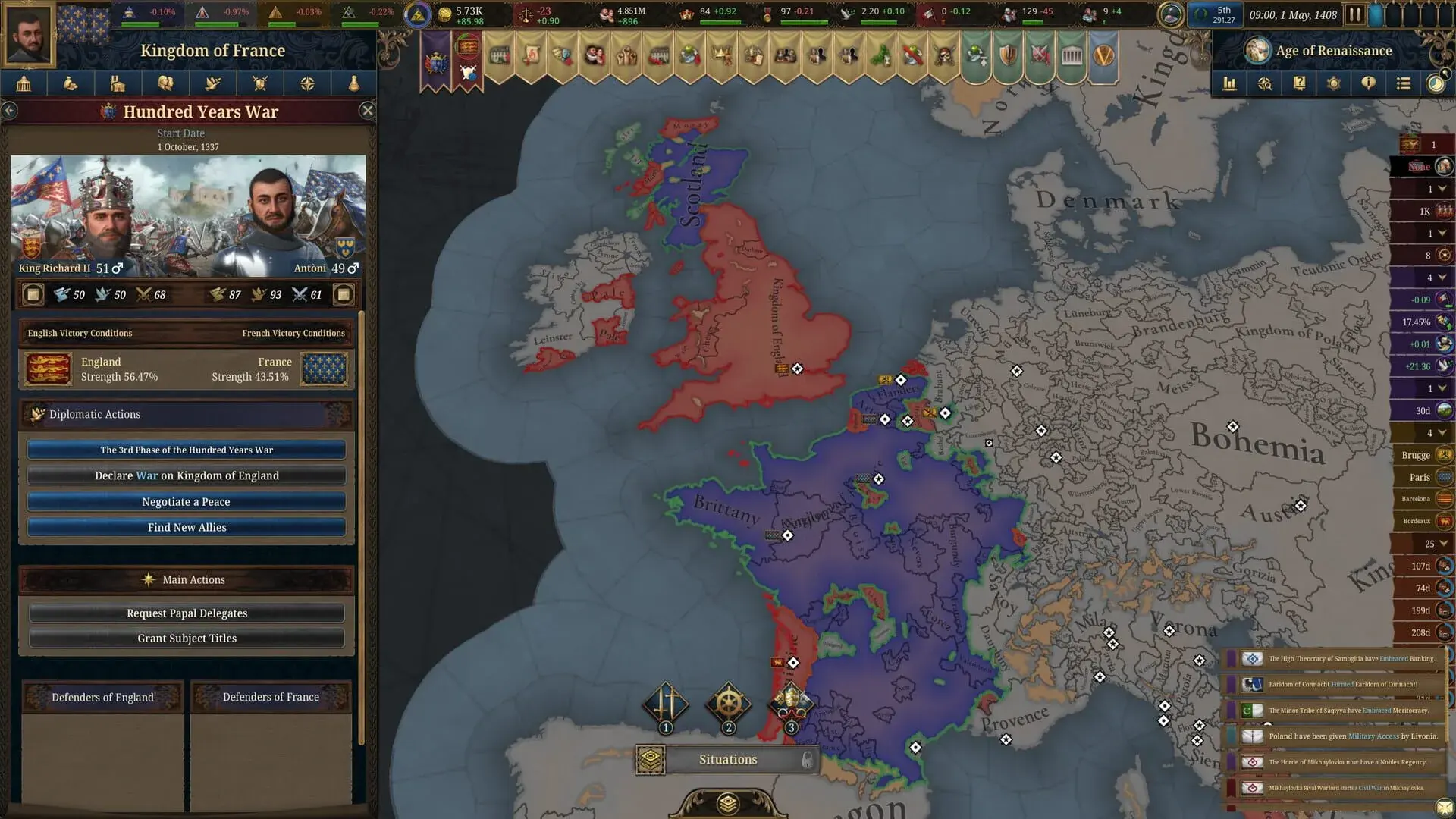 Europa Universalis V: Premium Edition - screenshot wysokiej jakości