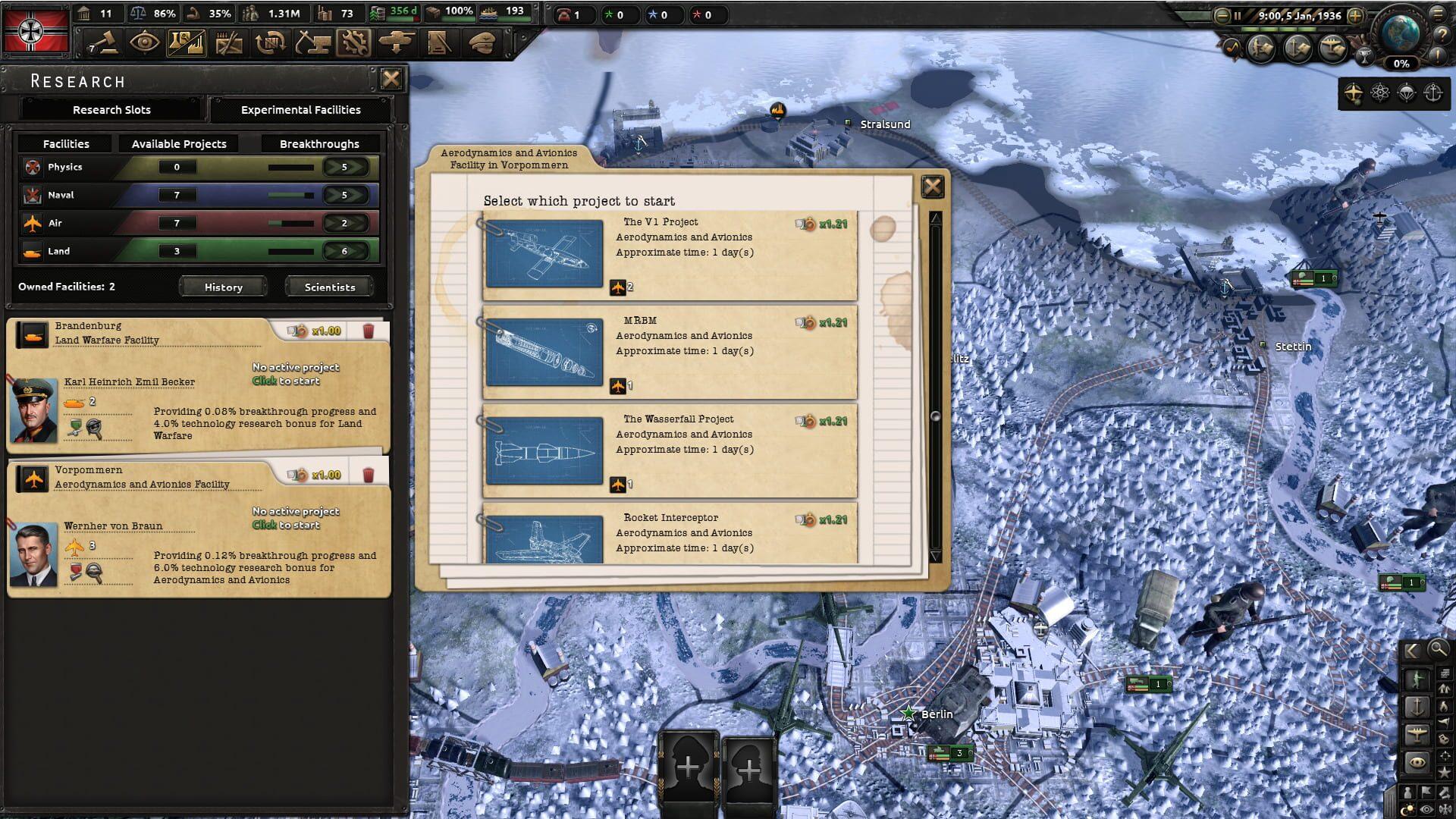 Expansion - Hearts of Iron IV: Götterdämmerung - główny screenshot z gry